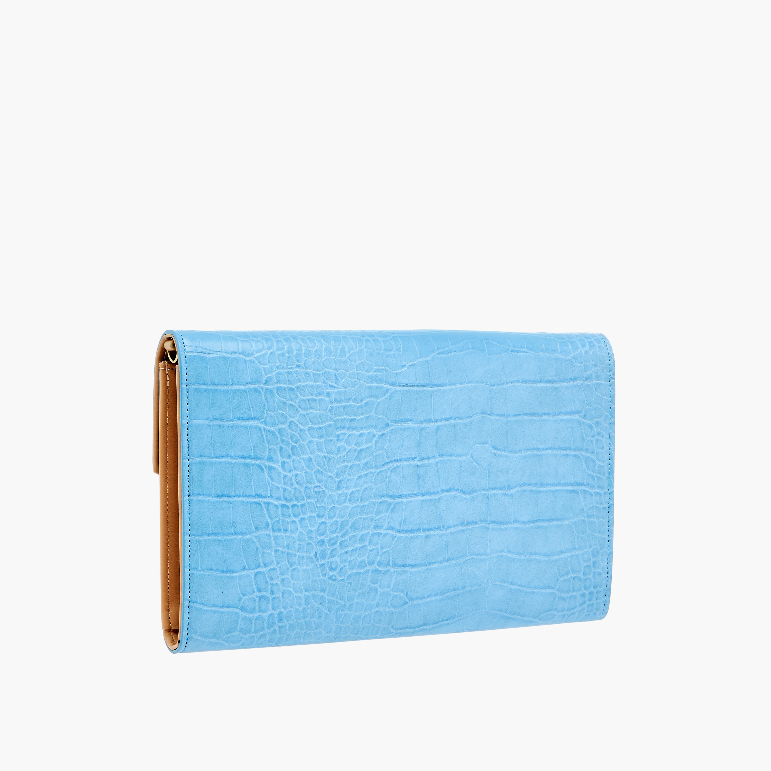 Sasha Animal Textured Clutch with Detachable Chain Strap-women-bagsandwallets-handbags-image-4