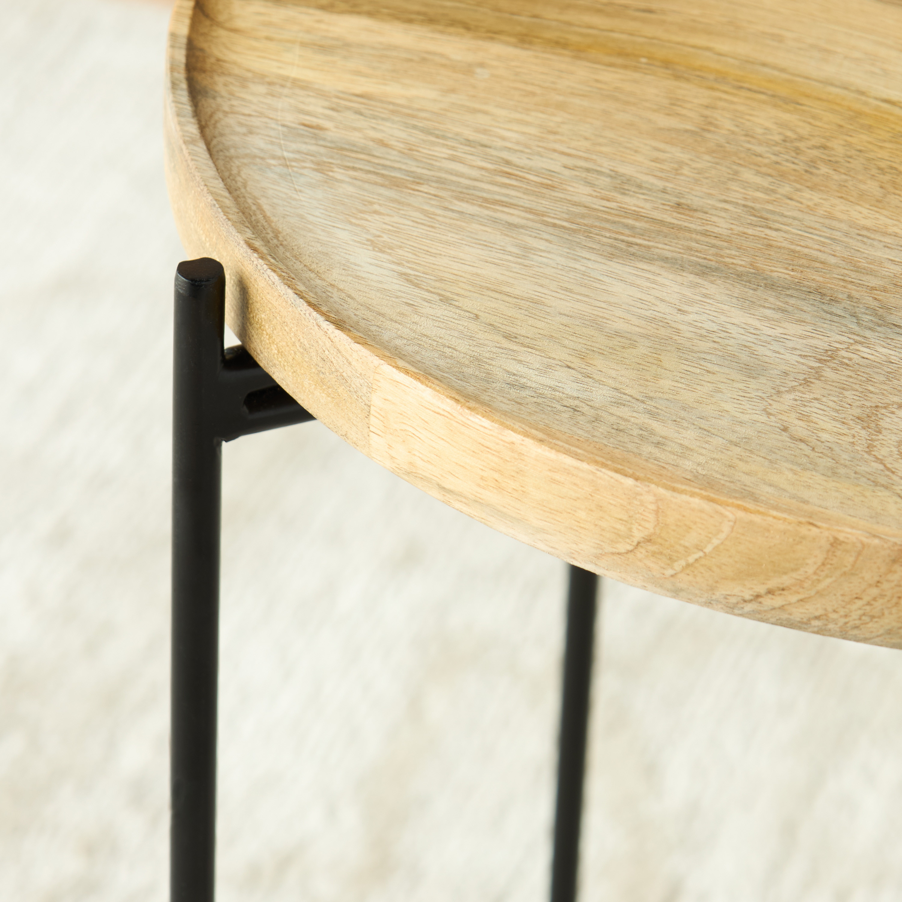 Marble Top Accent Table - 35x46 cms-furniture-livingroom-sideandendtables-image-3