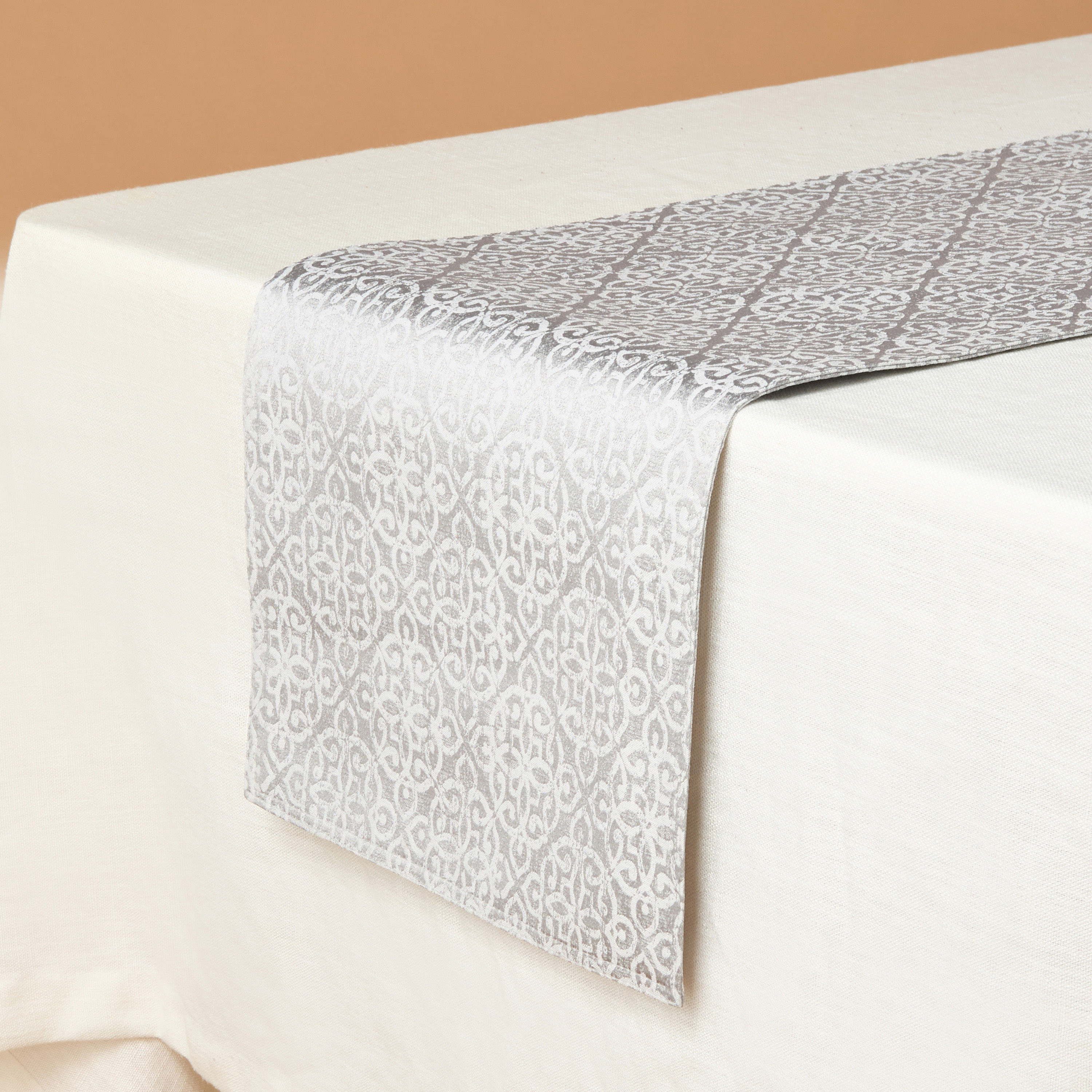 Damask Jacquard Runner - 33x180 cms-household-dining-tablelinen-runnersandtablecovers-image-2