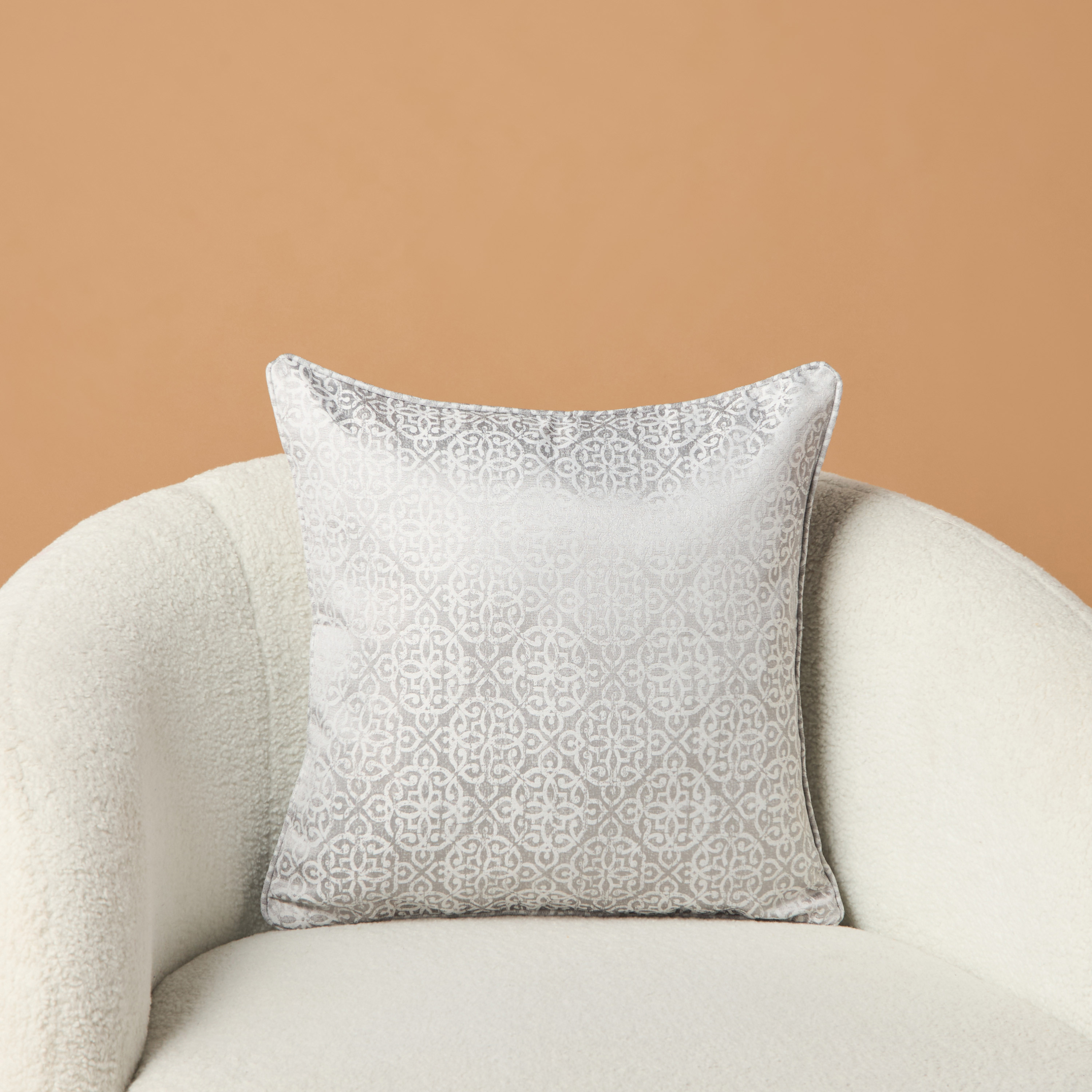 Damask Jacquard Cushion Cover - 45x45 cms-household-cushionsandthrows-cushioncovers-image-2
