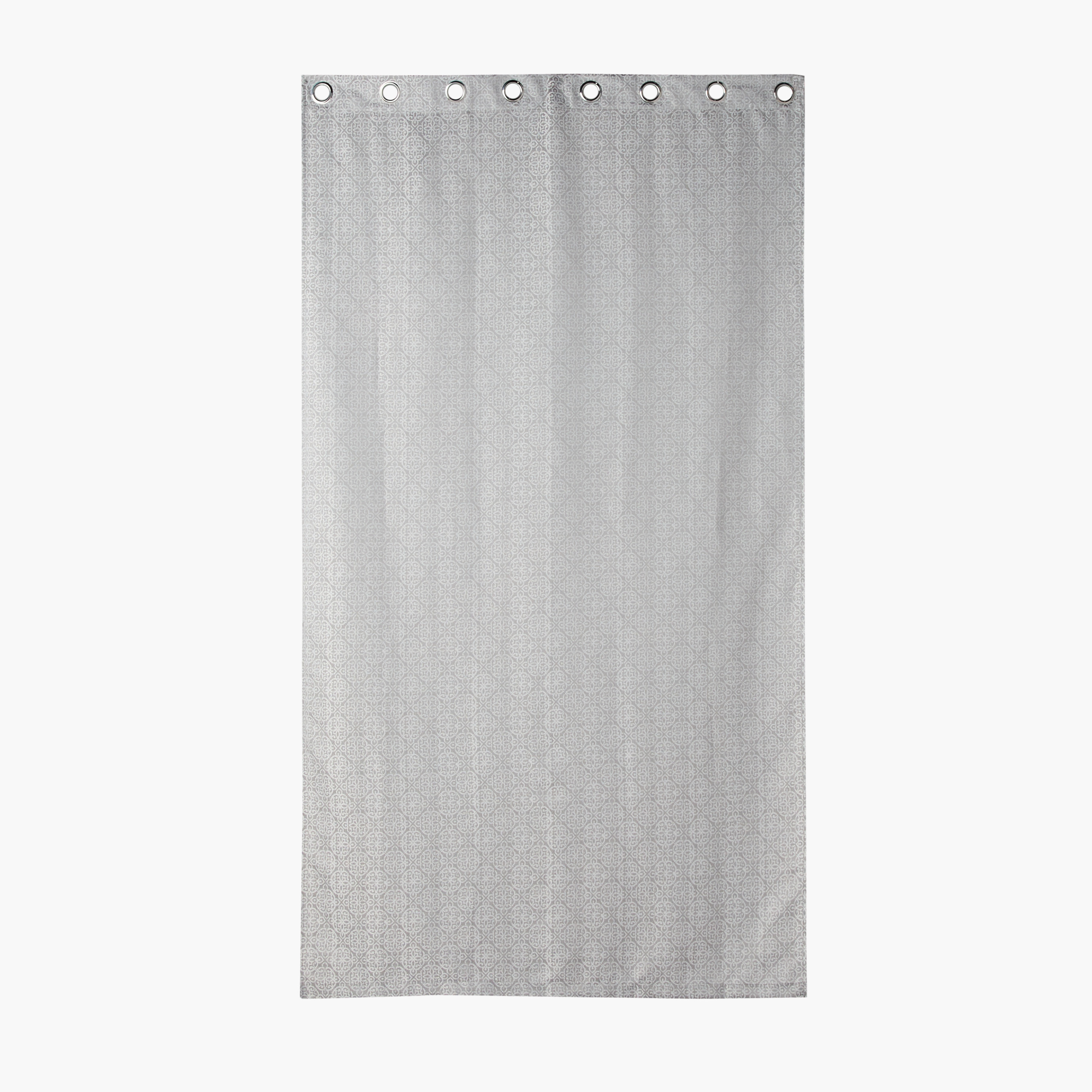Damask 2-Piece Jacquard Curtain Set - 135x240 cms-household-windows-curtains-image-1
