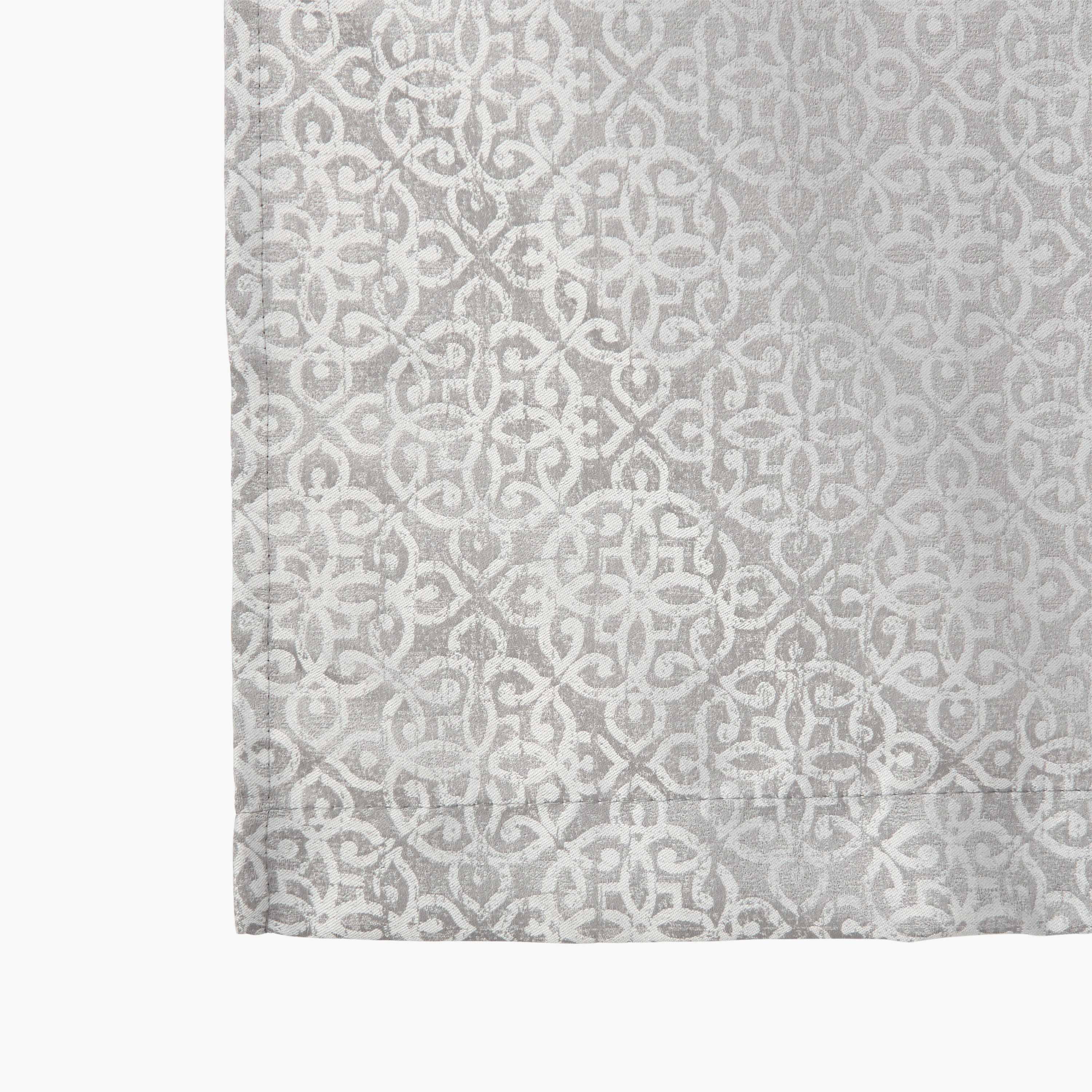 Damask 2-Piece Jacquard Curtain Set - 135x240 cms-household-windows-curtains-image-4