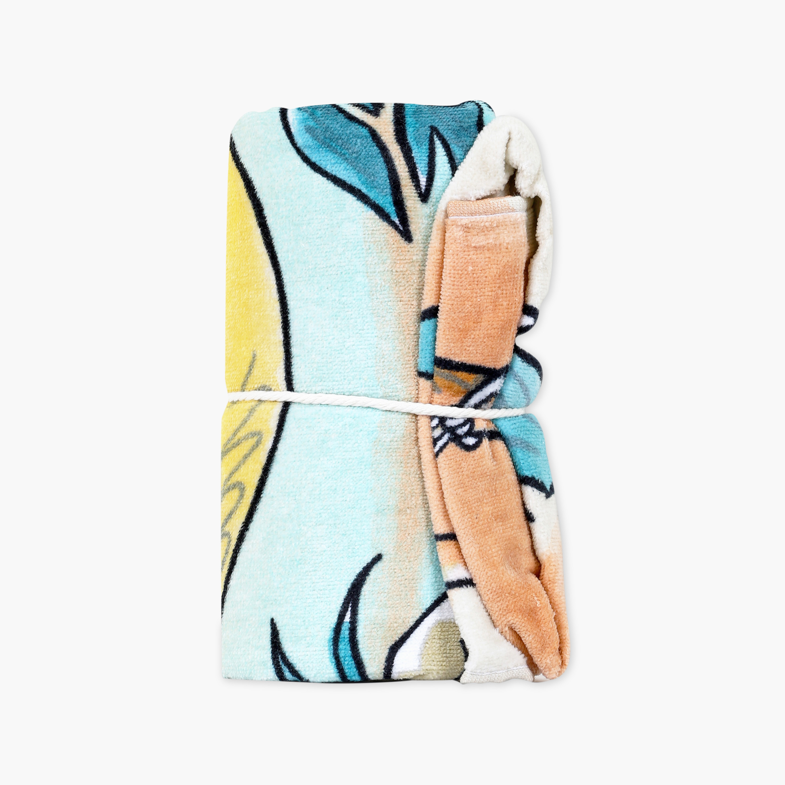 Disney Stitch and Angel Print Beach Towel - 71x140 cm-baby-bathandcare-towels-image-3