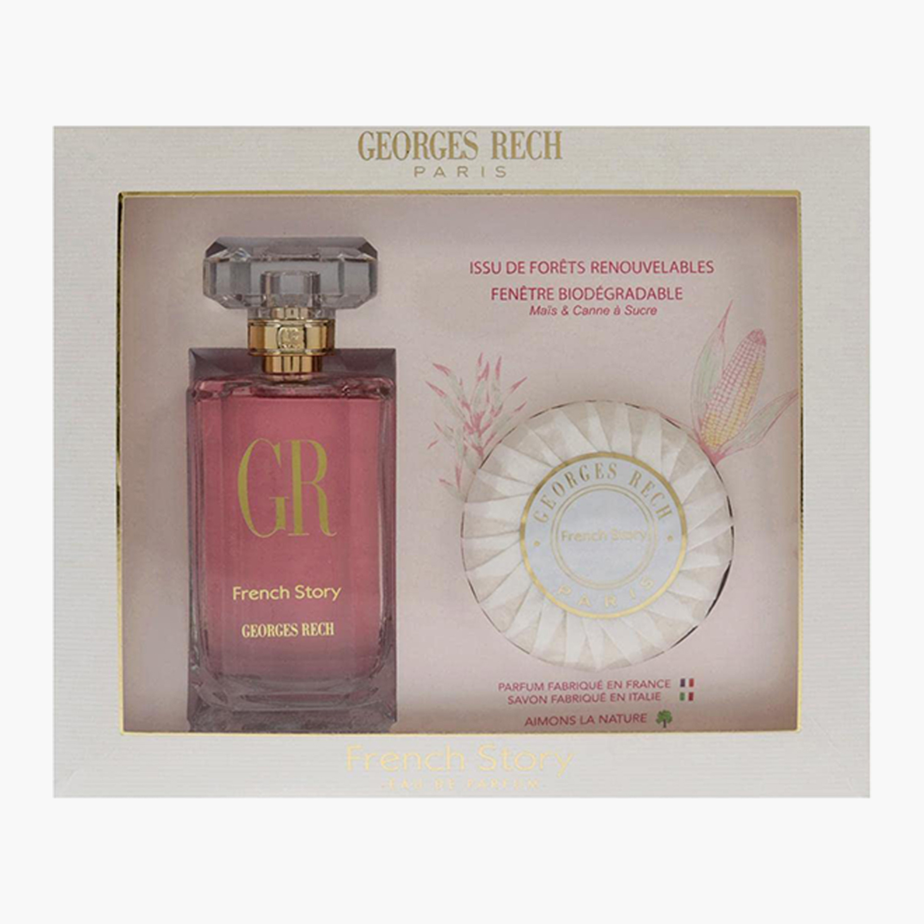 Georges Rech French Story Eau de Parfum and Soap for Women-beautyandpersonalcare-fragrance-women-image-3