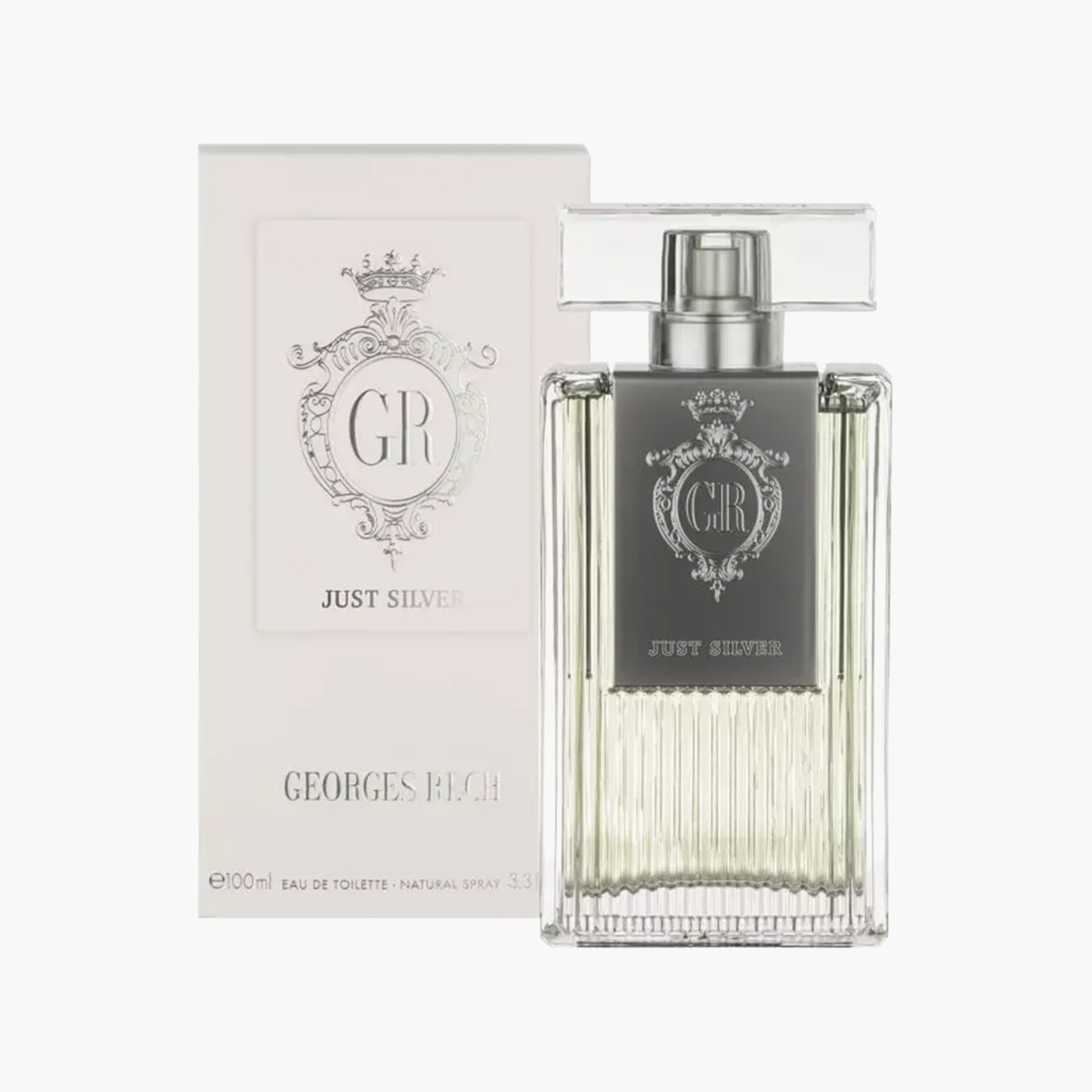 Georges Rech Just Silver Eau de Toilette for Men - 100 ml-beautyandpersonalcare-fragrance-men-image-2