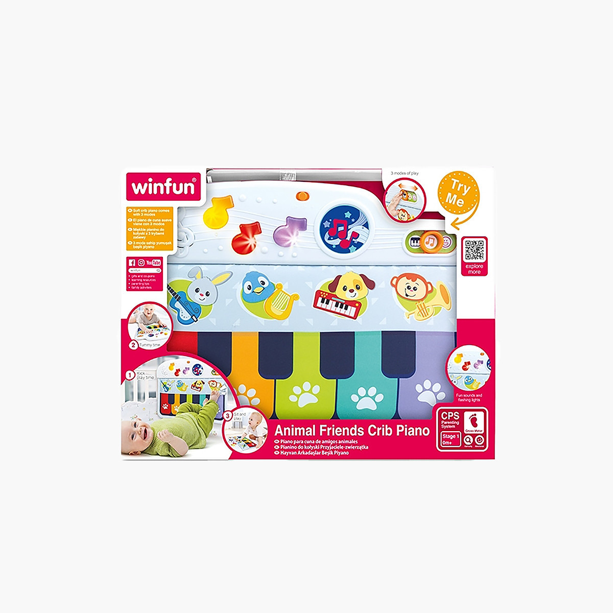 Winfun Animal Friends Crib Piano-toys-babyandtoddlertoys-lightsandmusicaltoys-image-2
