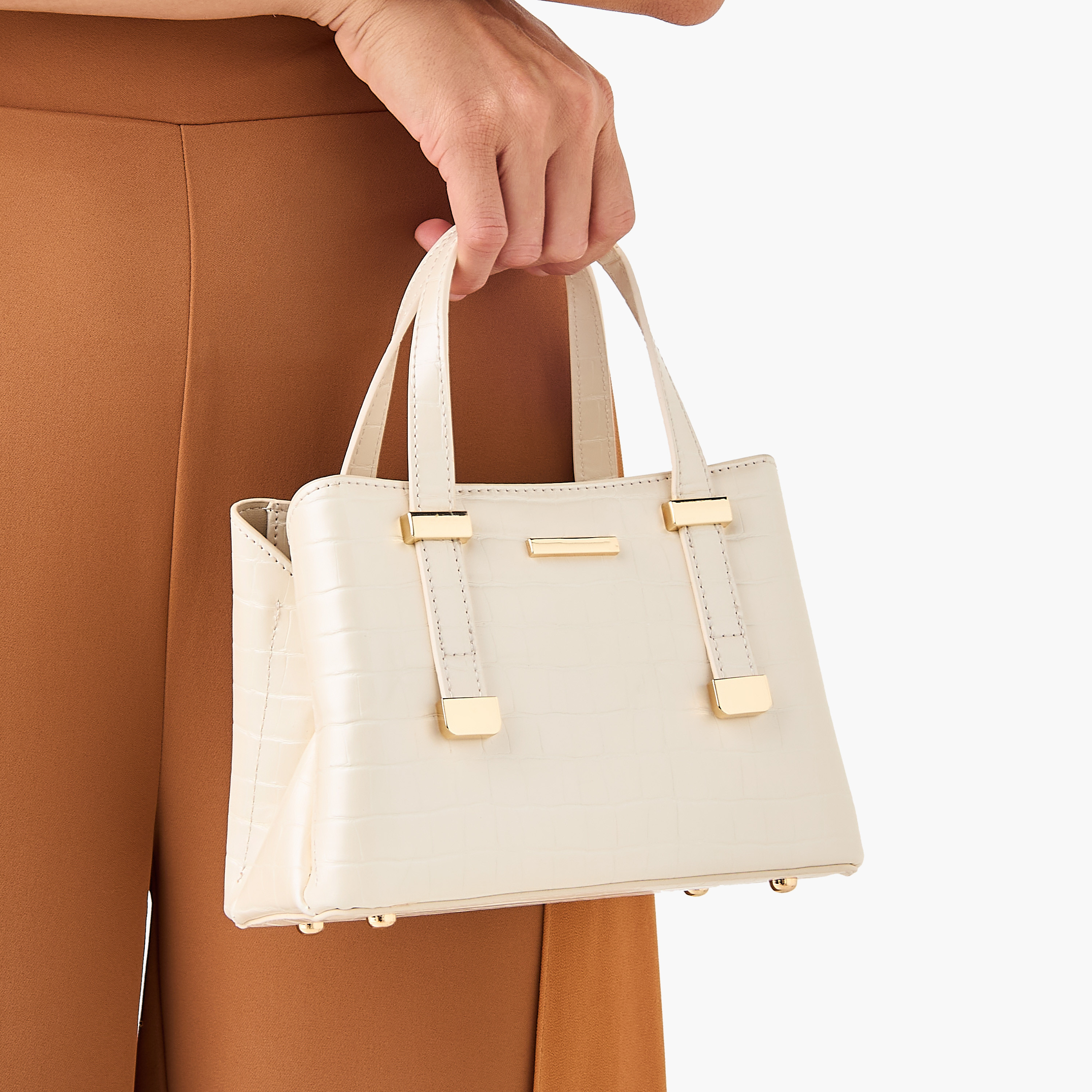 Sasha Animal Textured Tote Bag with Zip Closure and Handles-women-bagsandwallets-handbags-image-2