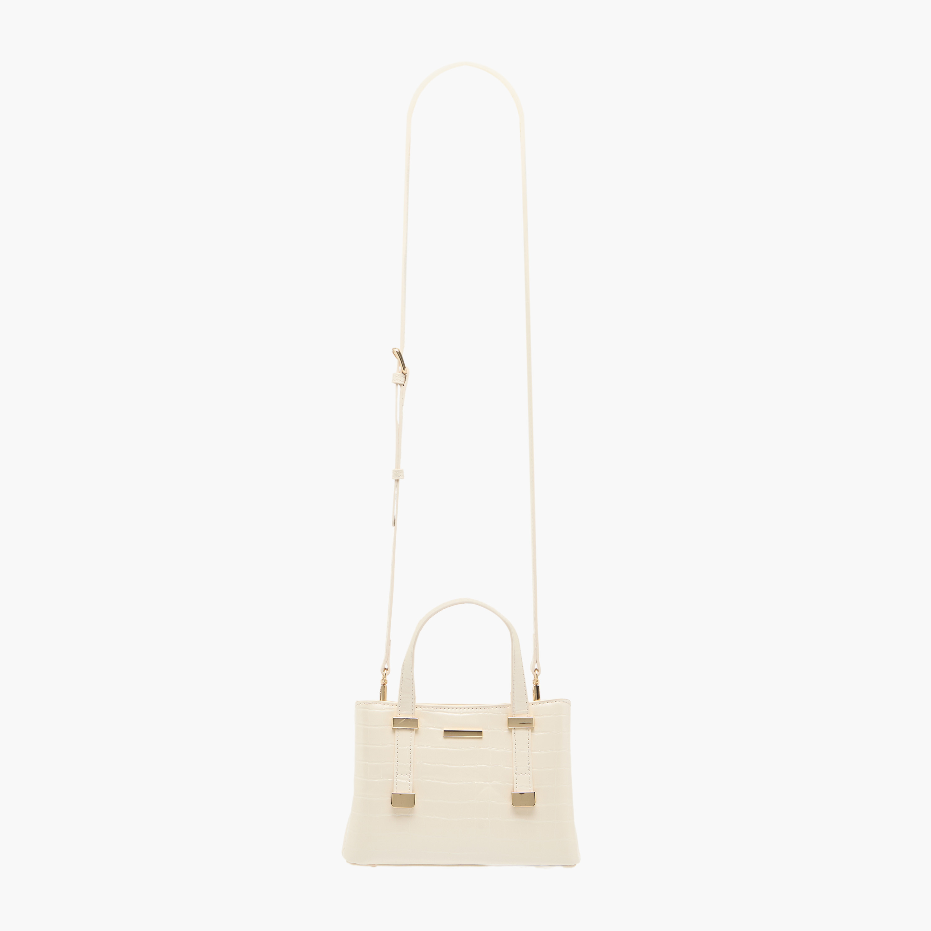 Sasha Animal Textured Tote Bag with Zip Closure and Handles-women-bagsandwallets-handbags-image-3