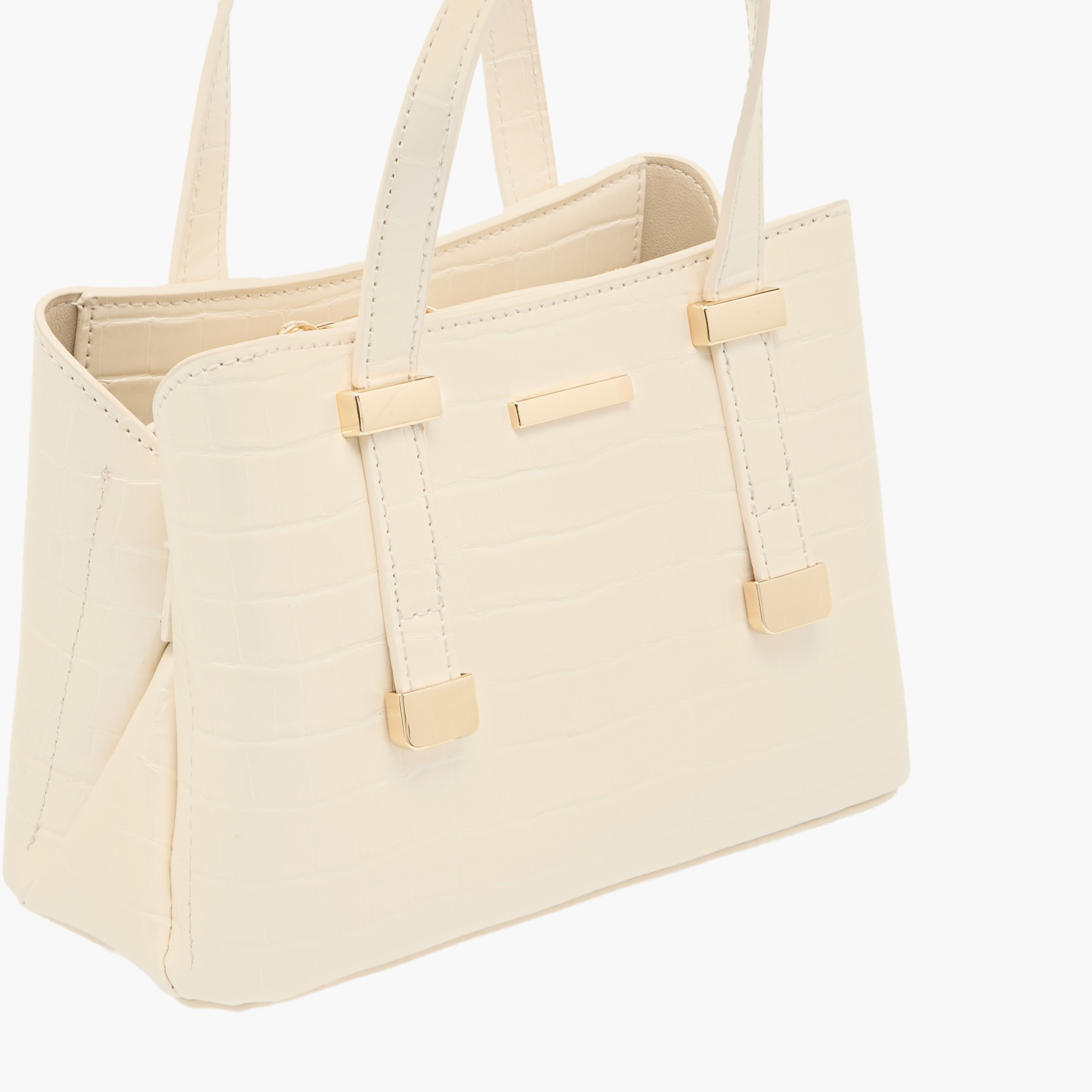 Sasha Animal Textured Tote Bag with Zip Closure and Handles-women-bagsandwallets-handbags-image-5