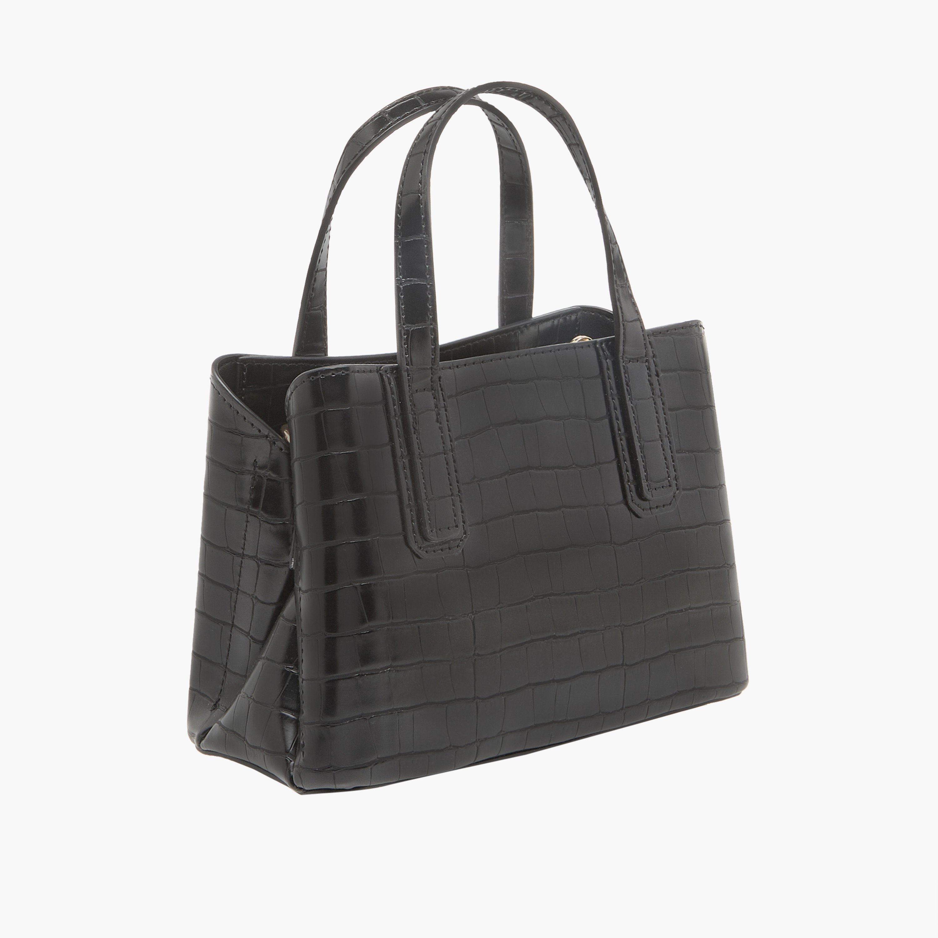 شنطة بملمس جلد حيوانات وسحاب إغلاق ومقابض من ساشا-women-bagsandwallets-handbags-image-4