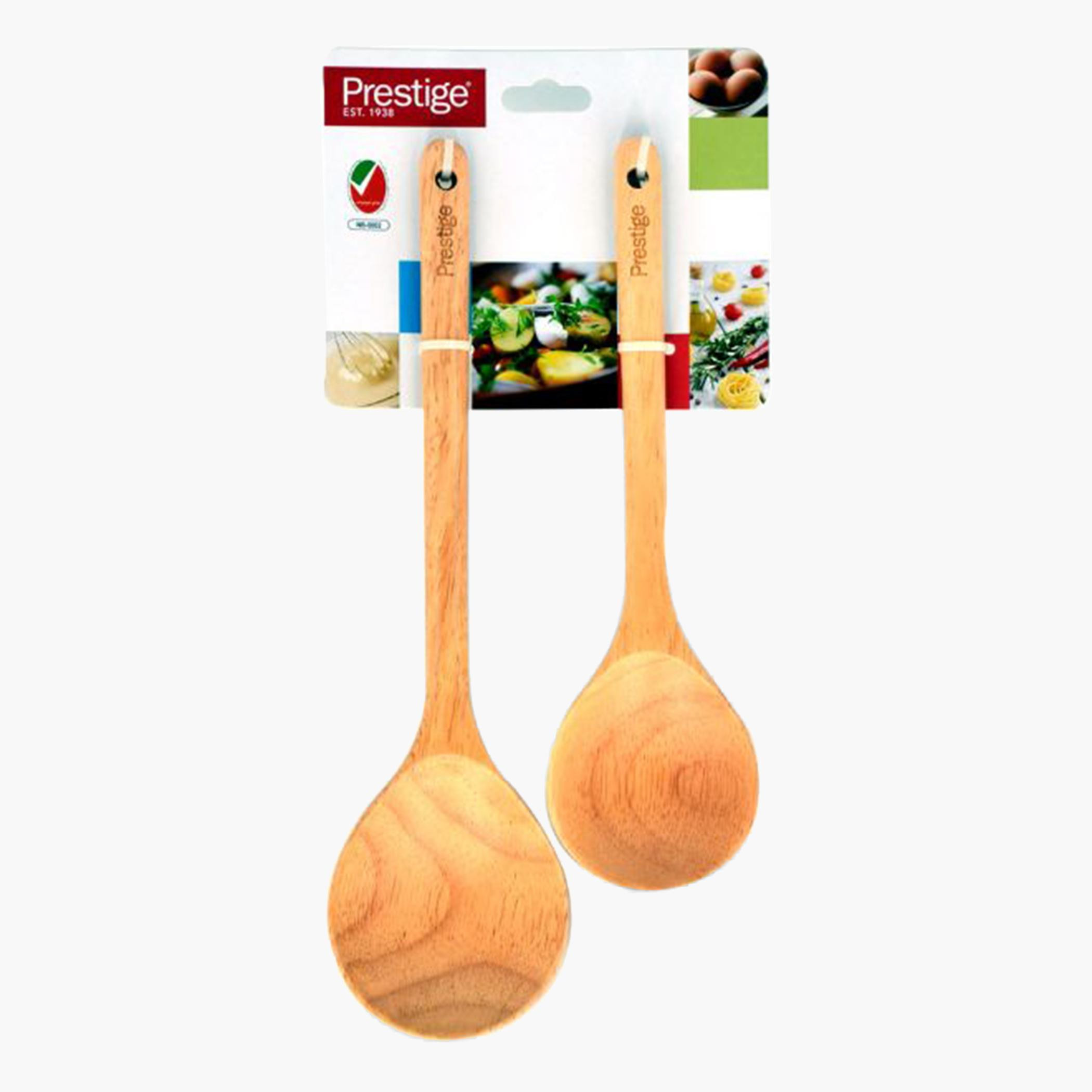 طقم ملاعق تقديم خشبية قطعتين من برستيج-household-kitchen-kitchentoolsandutensils-foodpreparationtools-image-7