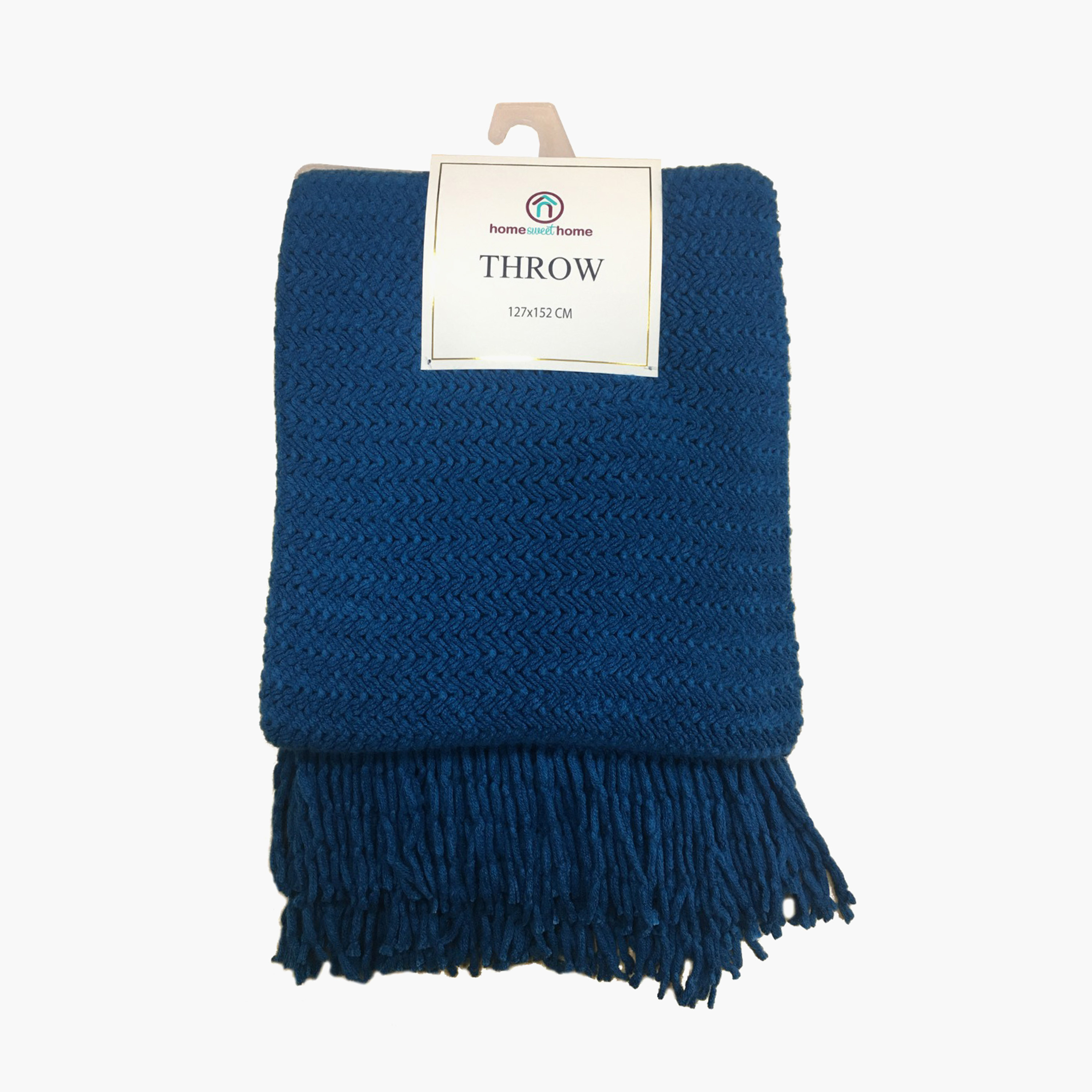 Karleen Decor Textured Acrylic Throw with Tassel - 127x152 cm-household-bedding-blankets-image-8
