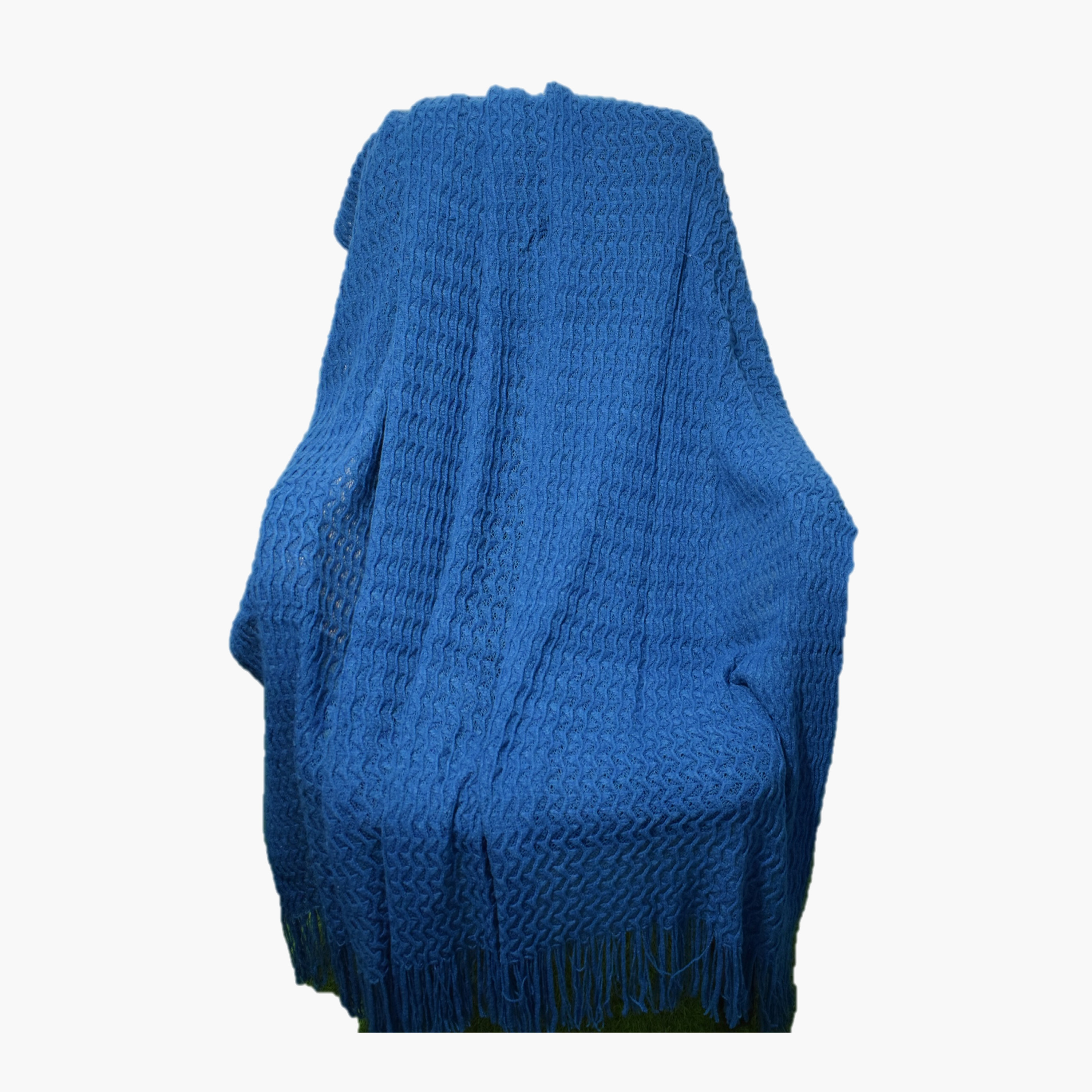 بطانية خفيفة أكريليك بارزة الملمس بشراشيب من كارلين ديكور - 127×152 سم-household-bedding-blankets-image-6