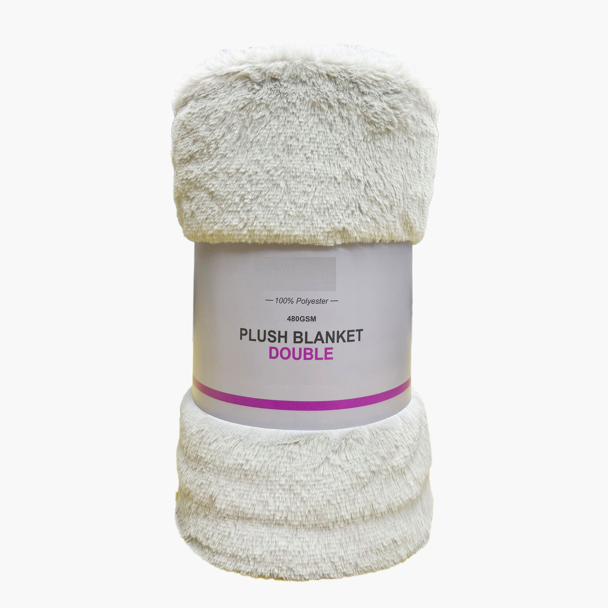 Karleen Decor Solid Rabbit Fur Flannel Double Blanket - 200x220 cm-household-bedding-blankets-image-4