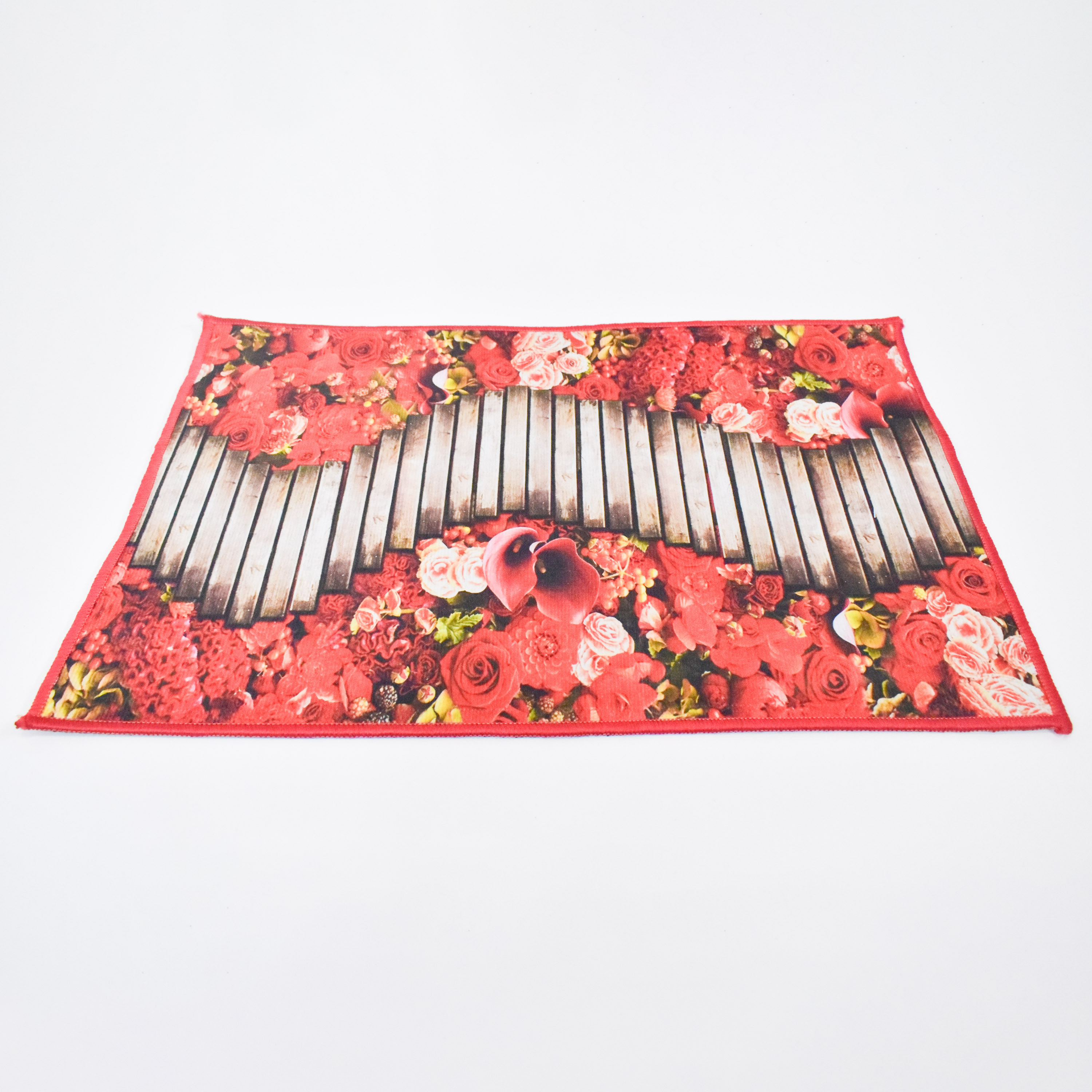 سجادة باب مضادة للانزلاق بطبعات زهرية ثلاثية الأبعاد من كارلين ديكور - 45x70 سم-household-rugsandcarpets-doormats-image-1