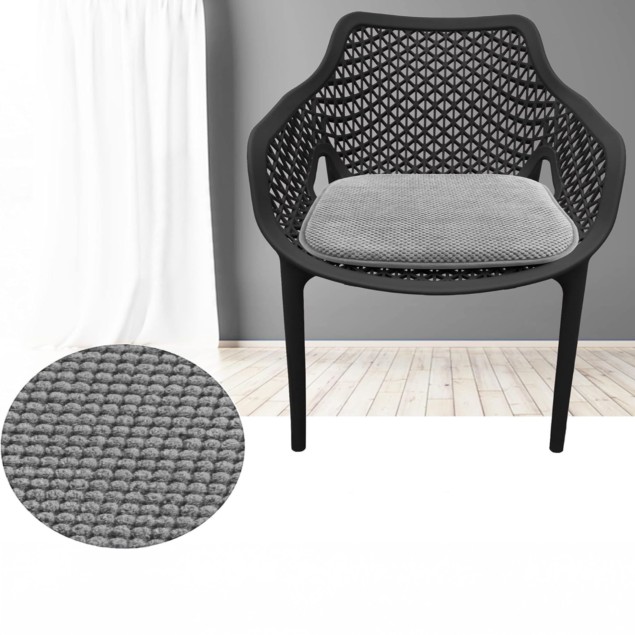 Karleen Decor Memory Foam Chair Pad - 40x40 cms-household-cushionsandthrows-cushioncovers-image-2