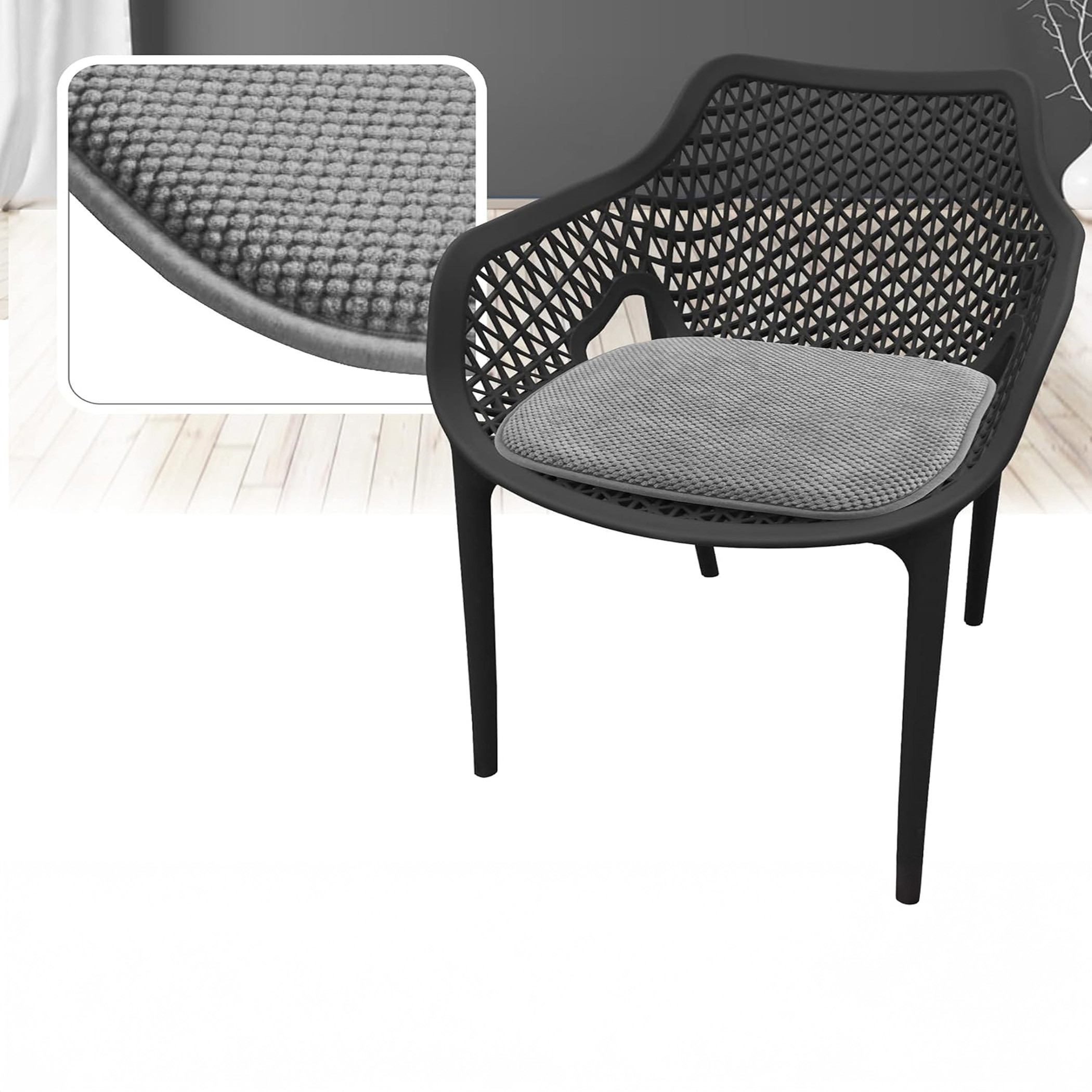 Karleen Decor Memory Foam Chair Pad - 40x40 cms-household-cushionsandthrows-cushioncovers-image-8