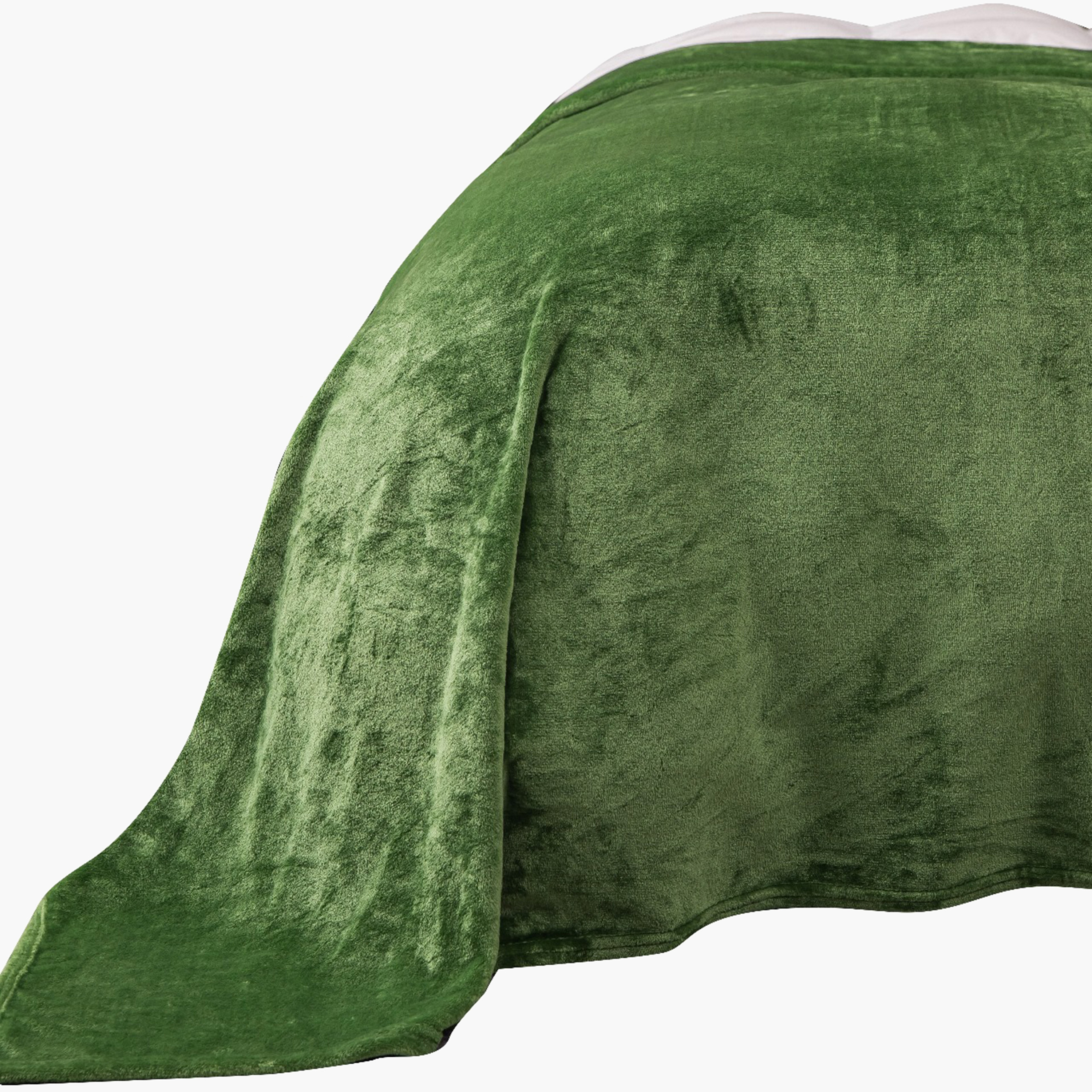 بطانية فلانيل سادة من كارلين ديكور- 220x240 سم-household-bedding-blankets-image-2