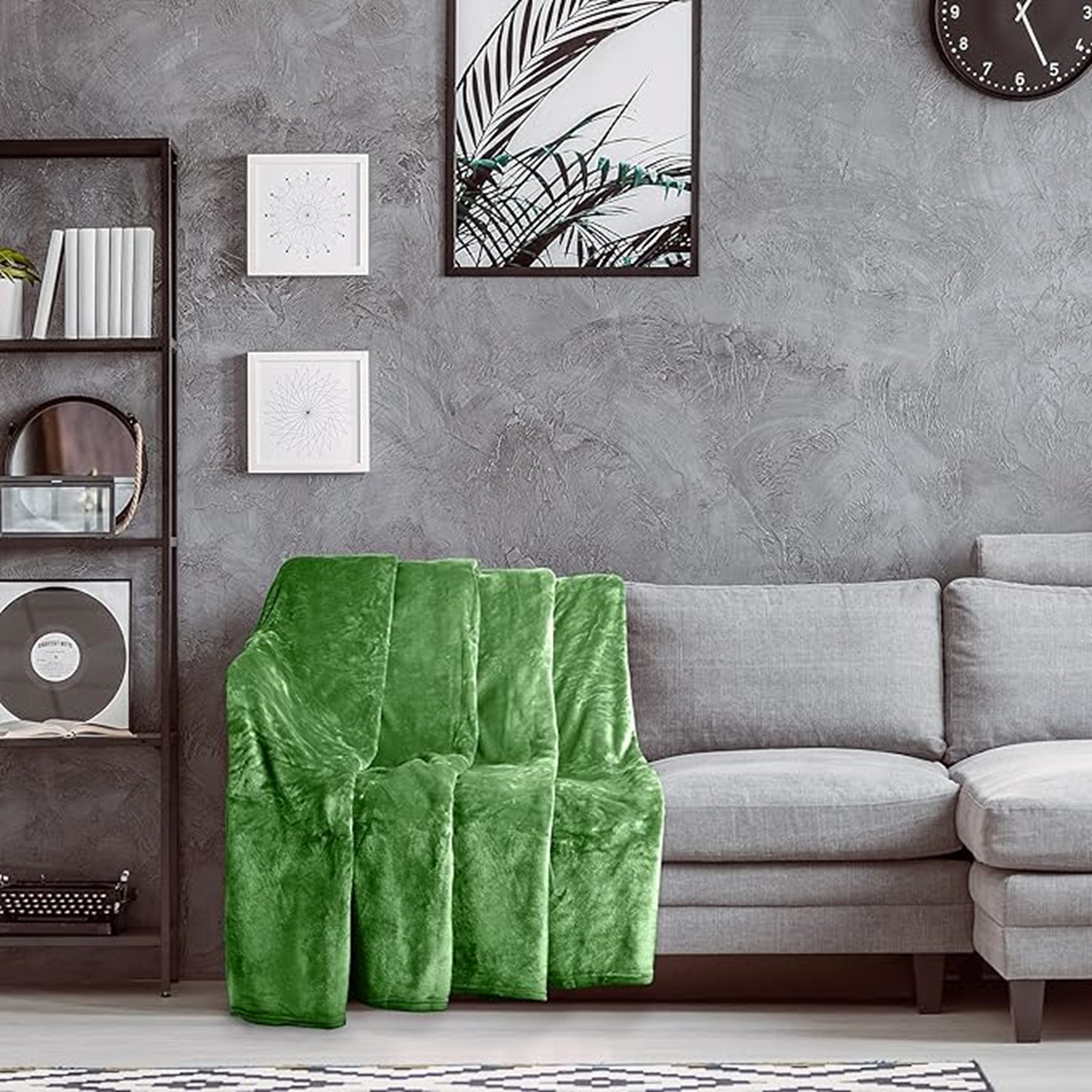 بطانية فلانيل سادة من كارلين ديكور- 220x240 سم-household-bedding-blankets-image-6