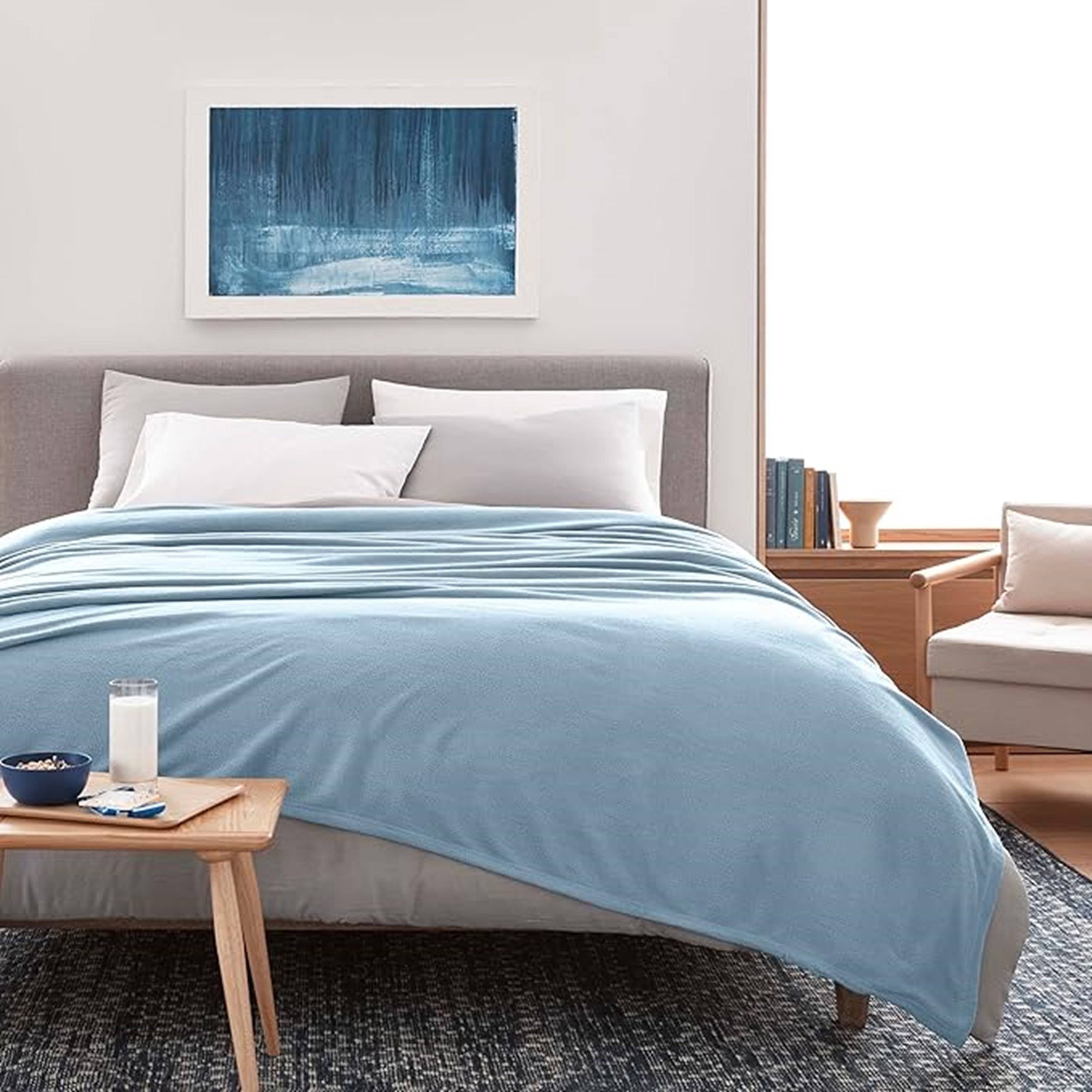 Karleen Decor Solid Flannel Blanket - 220x240 cm-household-bedding-blankets-image-4