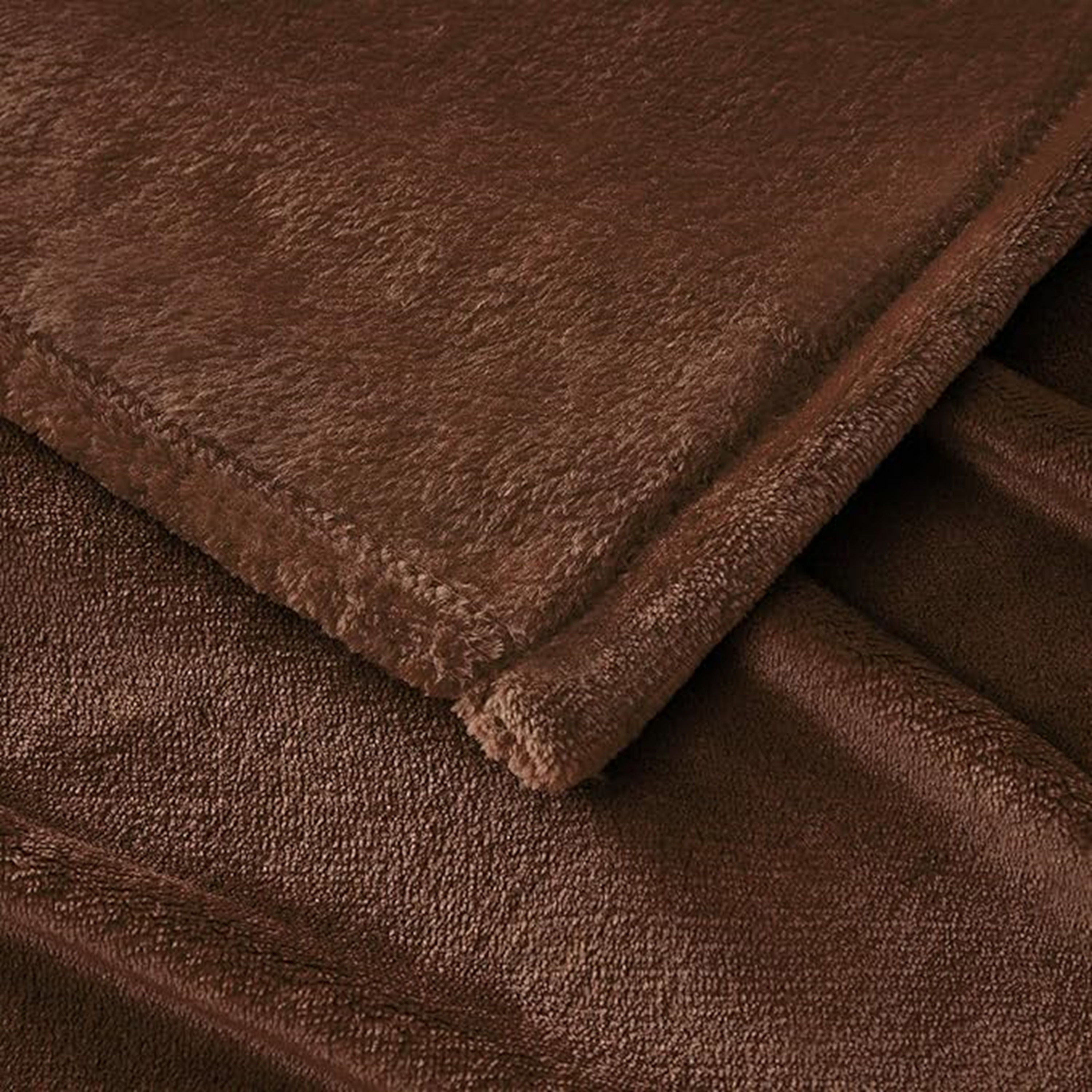 بطانية فلانيل سادة من كارلين ديكور - 220x240 سم-household-bedding-blankets-image-8
