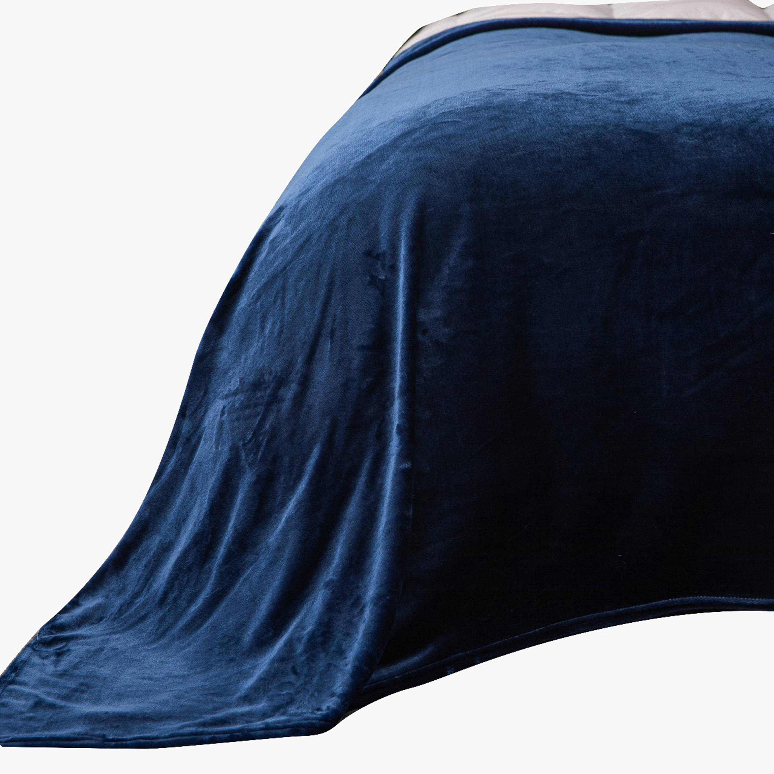بطانية فلانيل سادة من كارلين ديكور - 150x200 سم-household-bedding-blankets-image-2