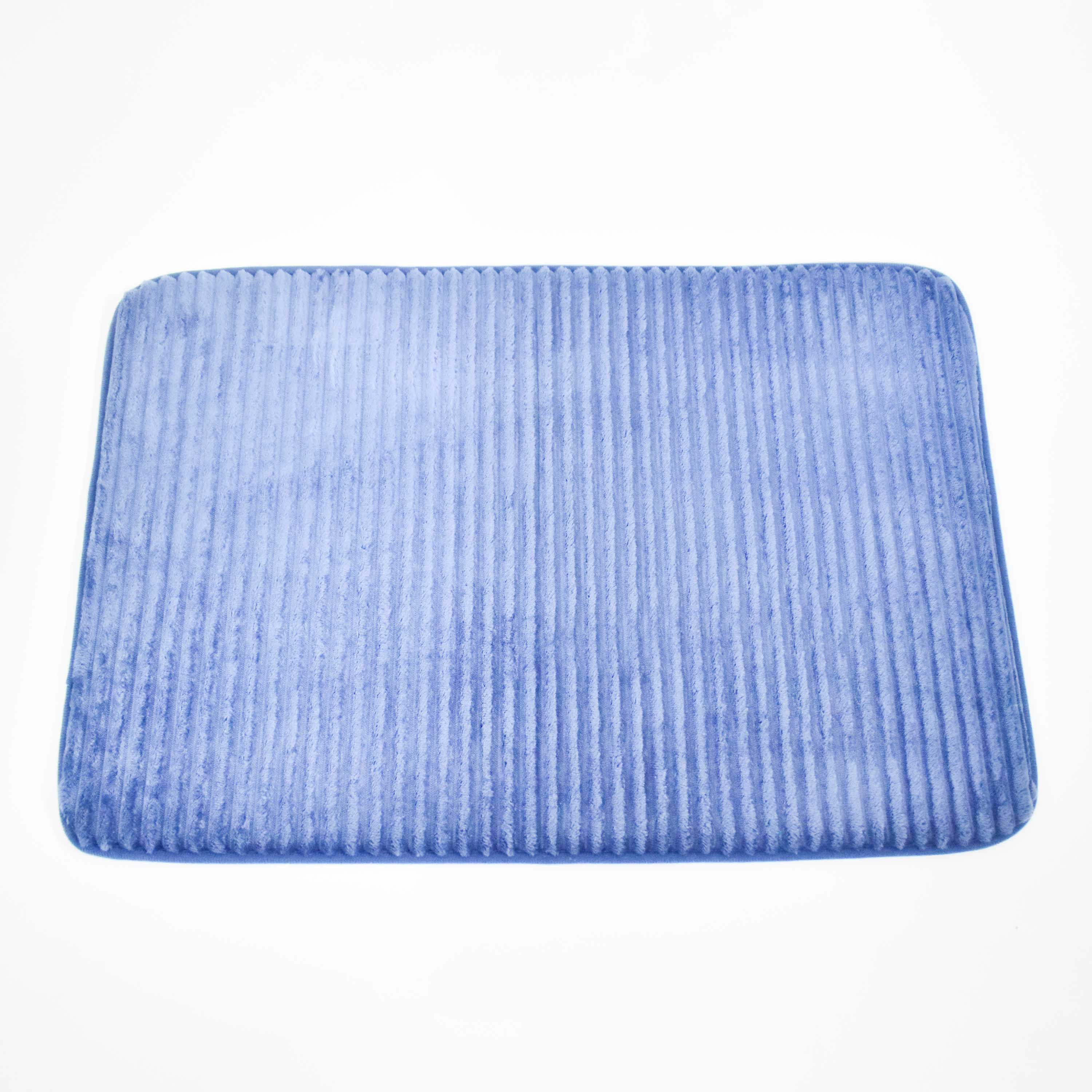 Karleen Decor Ribbed Flannel Foam Bath Mat-household-rugsandcarpets-doormats-image-2