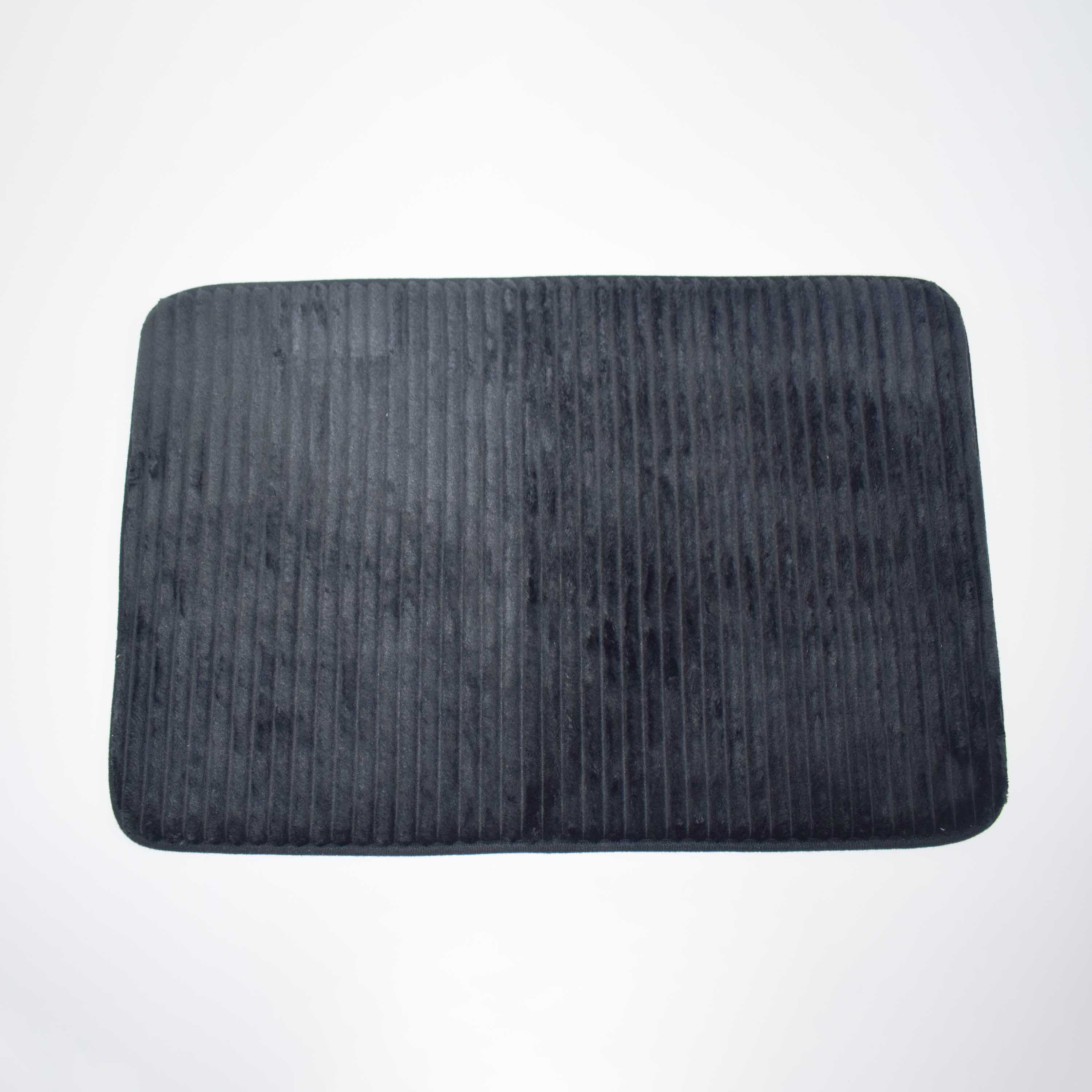 Karleen Decor Ribbed Flannel Foam Bath Mat-household-rugsandcarpets-doormats-image-2