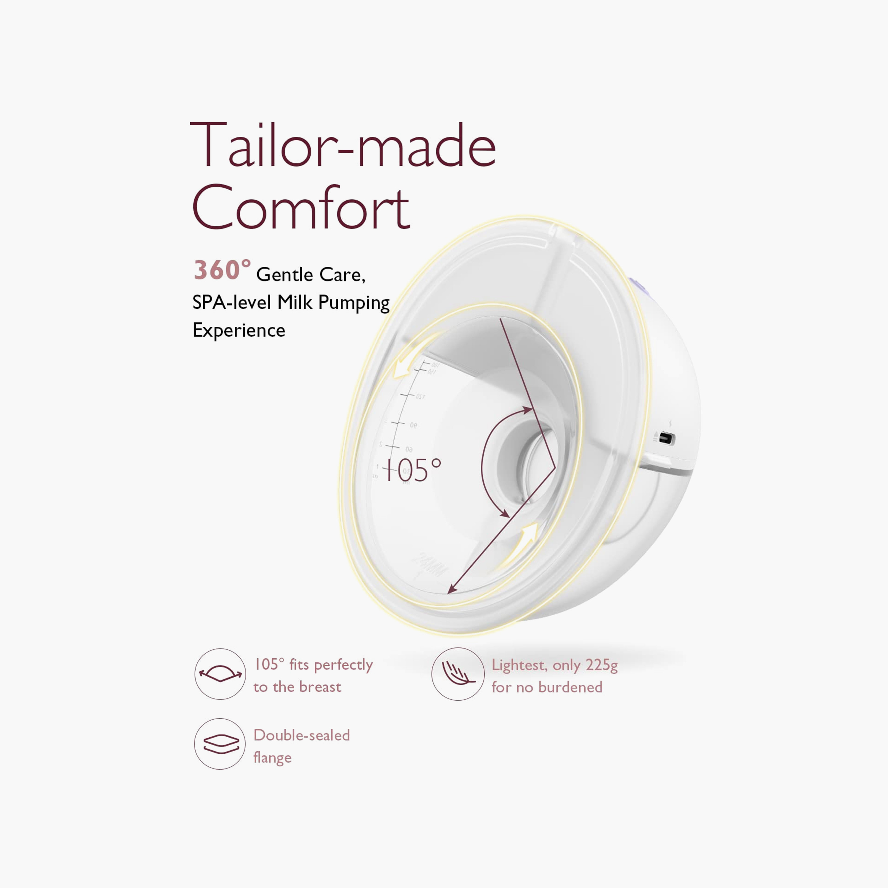 Momcozy M5 Breastfeeding Electric Breast Pump with Quiet Motor-baby-feeding-breastfeedingandcare-image-2