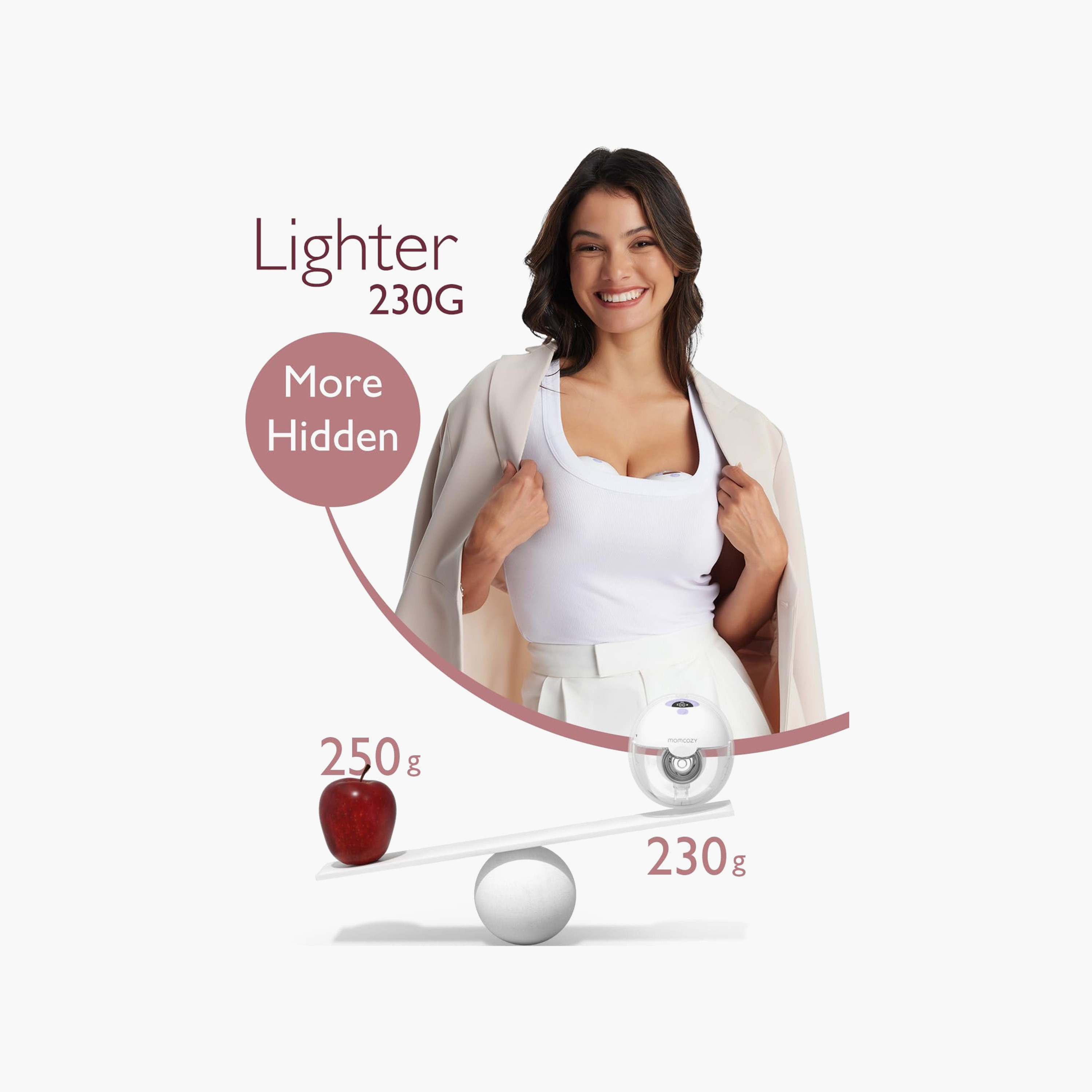 Momcozy M5 Breastfeeding Electric Breast Pump with Quiet Motor-baby-feeding-breastfeedingandcare-image-6