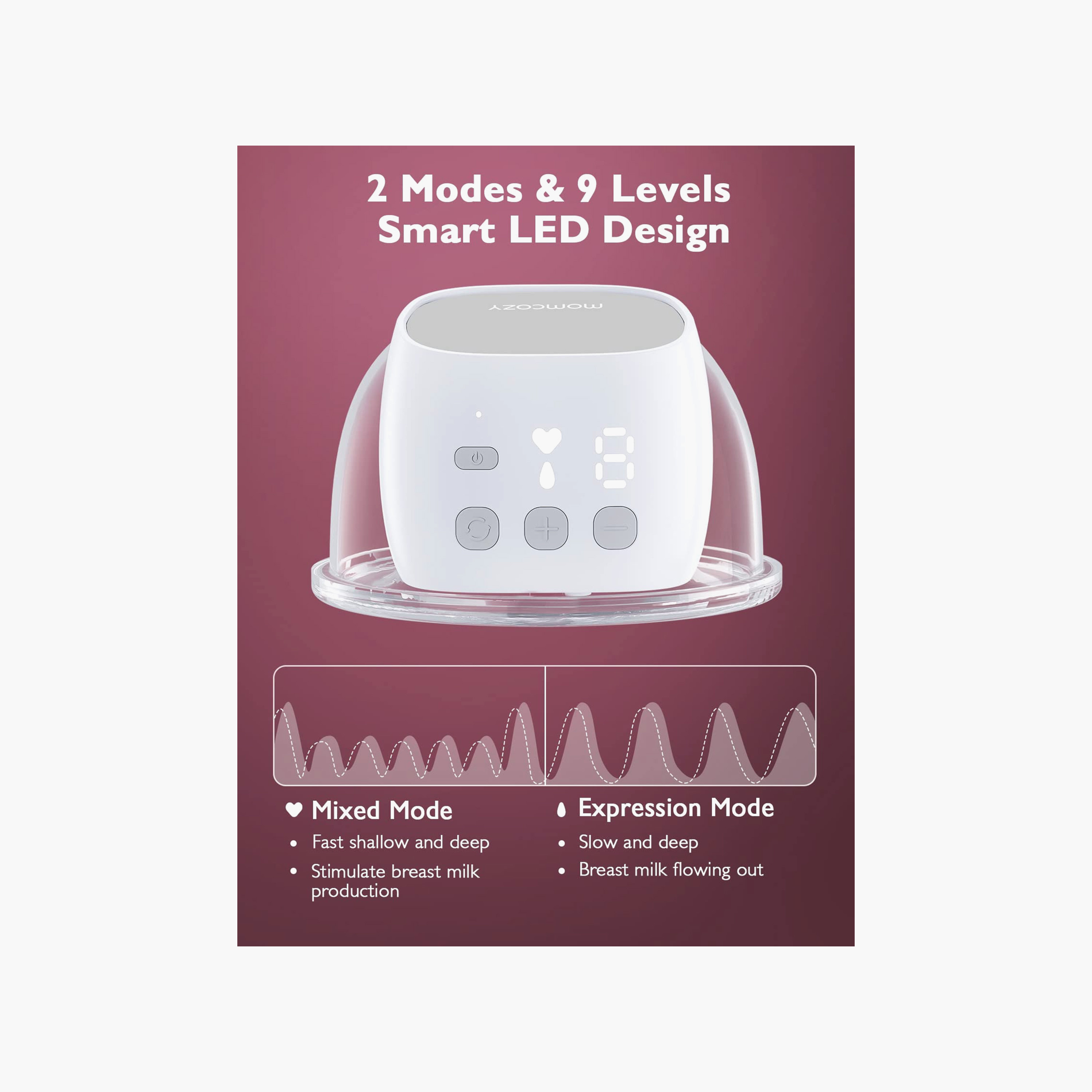 Momcozy SP Pro Breastfeeding Electric Pump with LED Display-baby-feeding-breastfeedingandcare-image-5