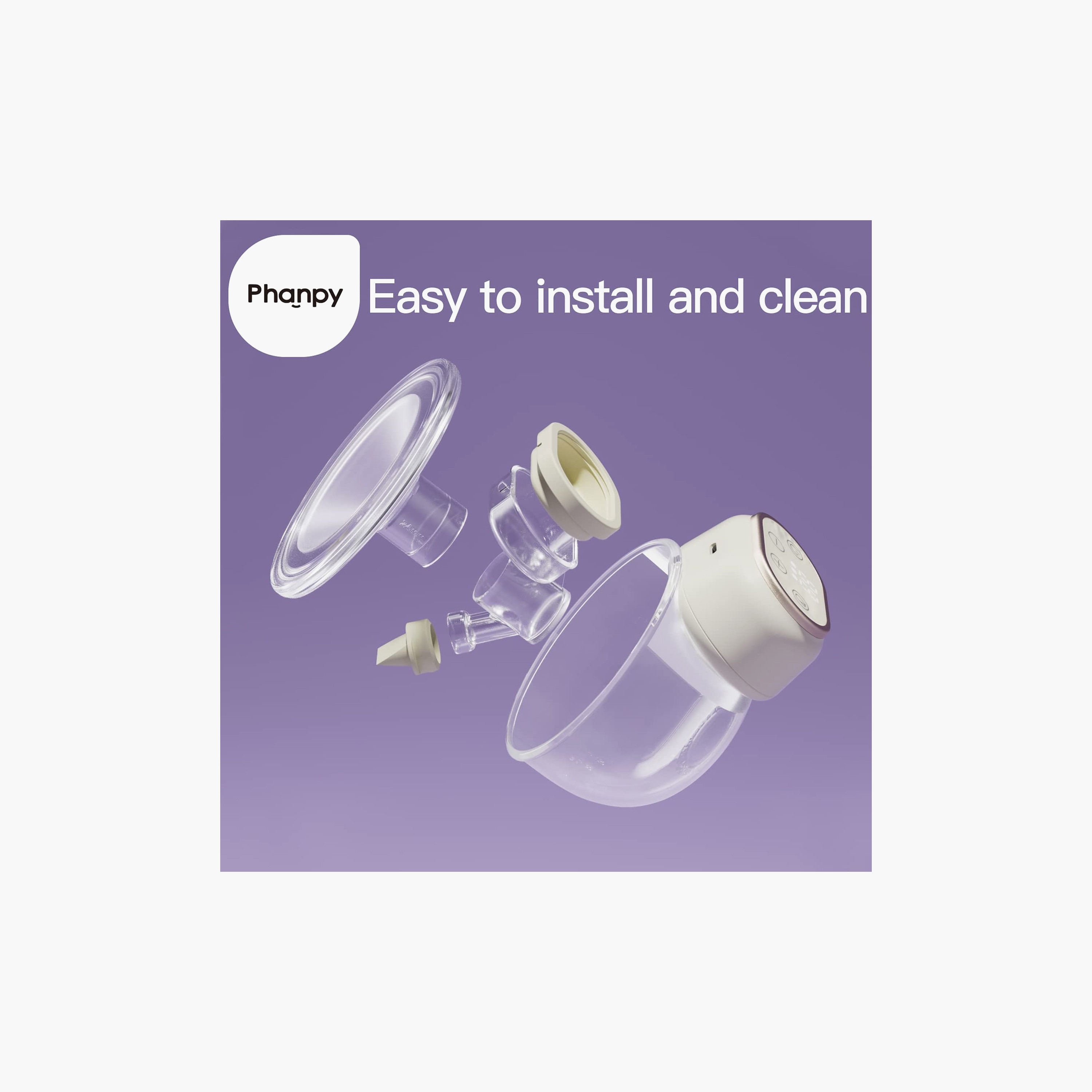 Phanpy E-Joy Breastfeeding Wearable Electric Pump with LED Touch Screen-baby-feeding-breastfeedingandcare-image-9