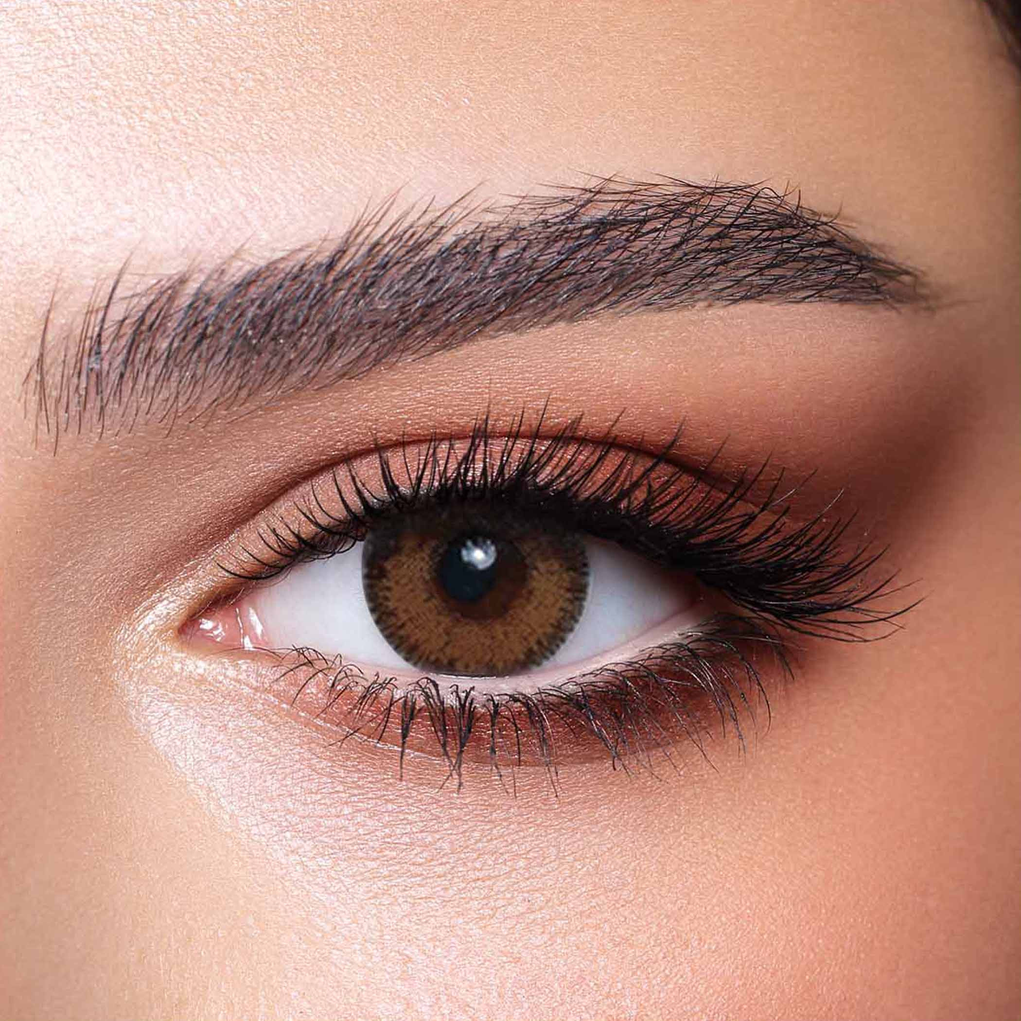 Bella Glow Radiant Brown Monthly Contact Lenses - Set of 2-beautyandpersonalcare-makeup-eyes-colorcontactlenses-image-1