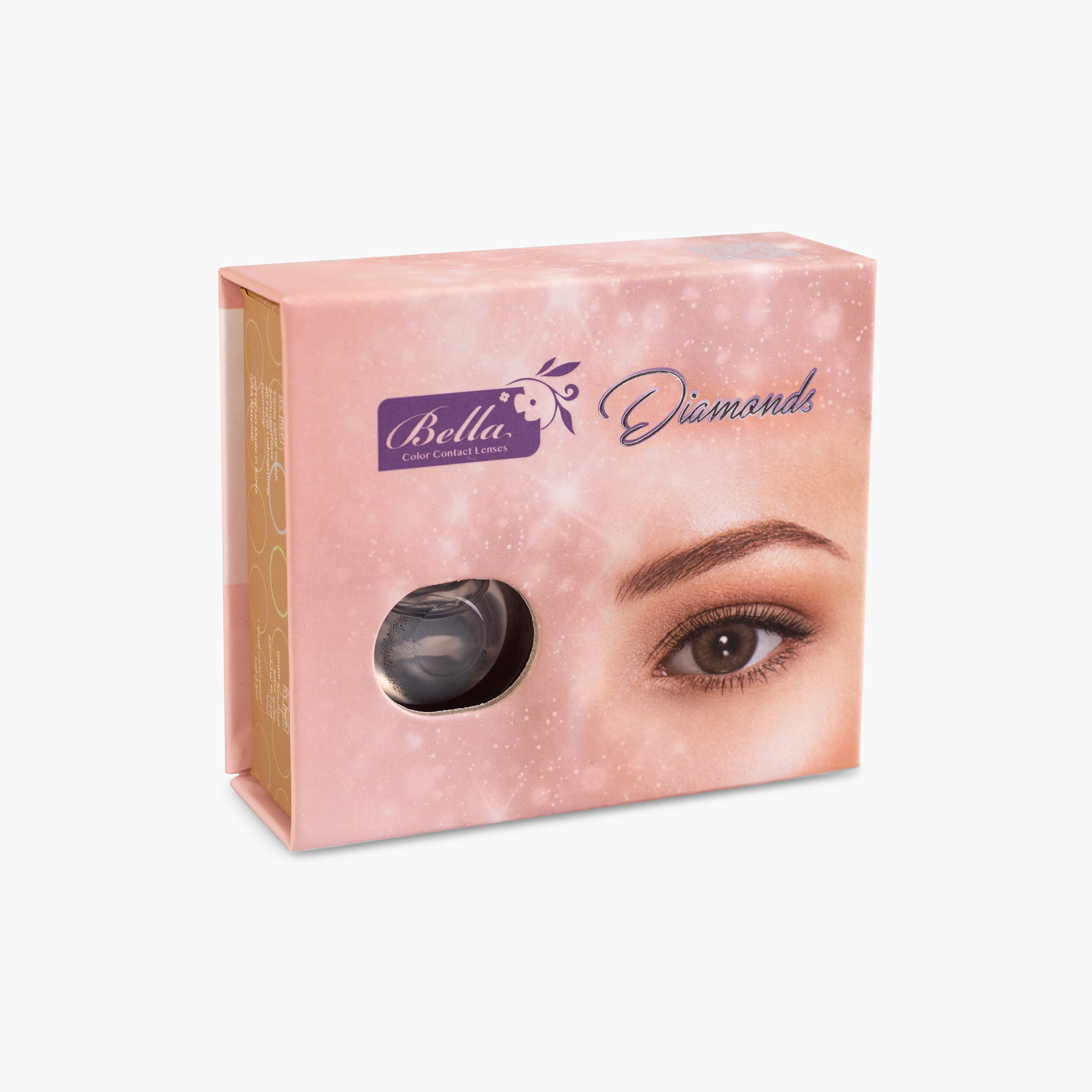 Bella Diamond Brown Plano Monthly Contact Lenses - Set of 2-beautyandpersonalcare-makeup-eyes-colorcontactlenses-image-2