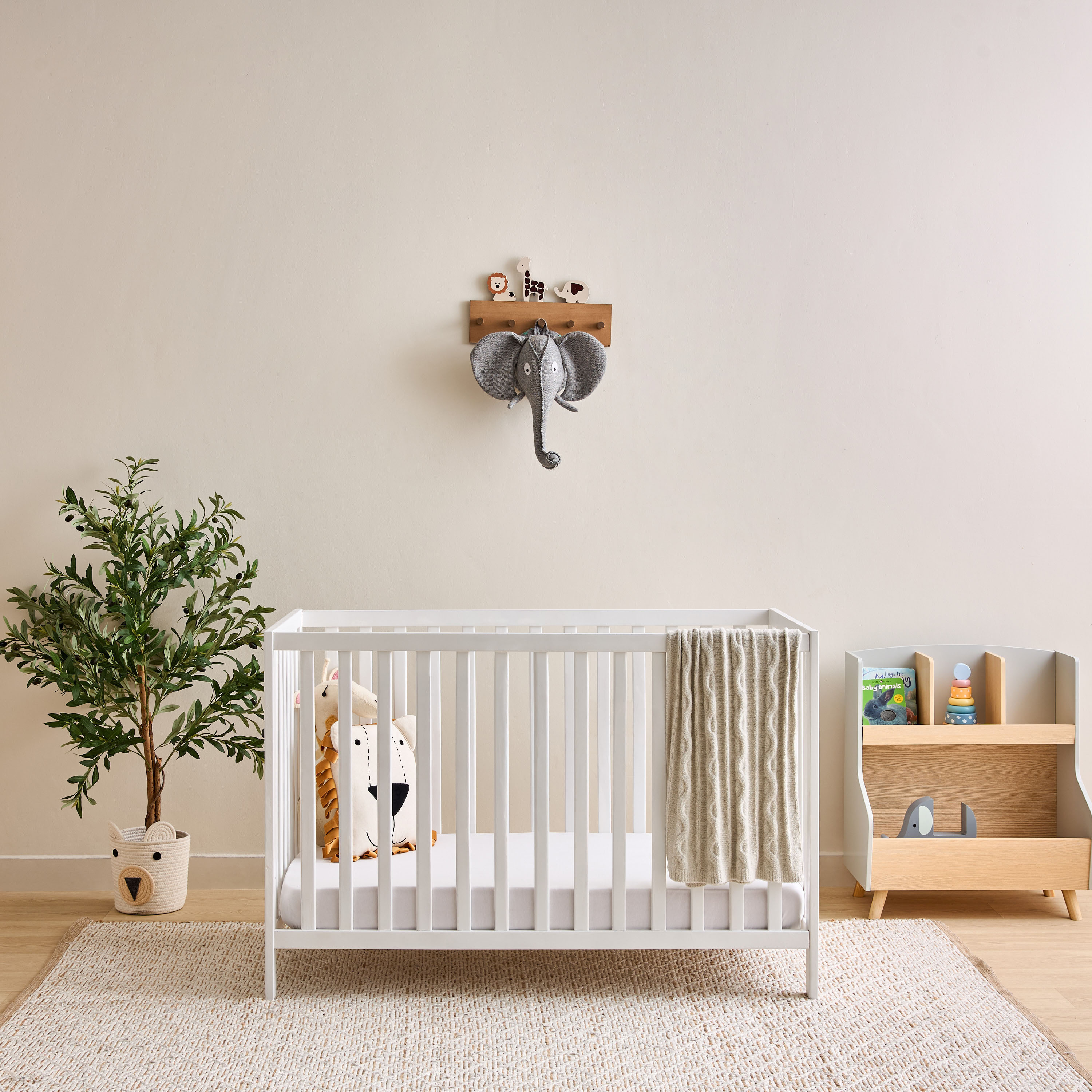 سرير أطفال بارتفاع قابل للتعديل دارفين من جونيورز - (حتى 3 سنوات)-baby-nursery-furniture-cribsandbeds-babycribs-image-13