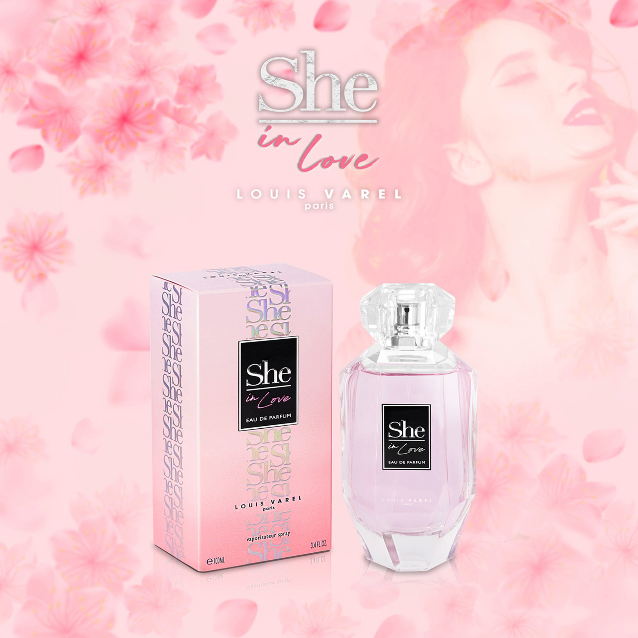 عطر أو دو بارفان شي إن لاف للنساء من لويس فاريل - 100 مل-beautyandpersonalcare-fragrance-women-image-1