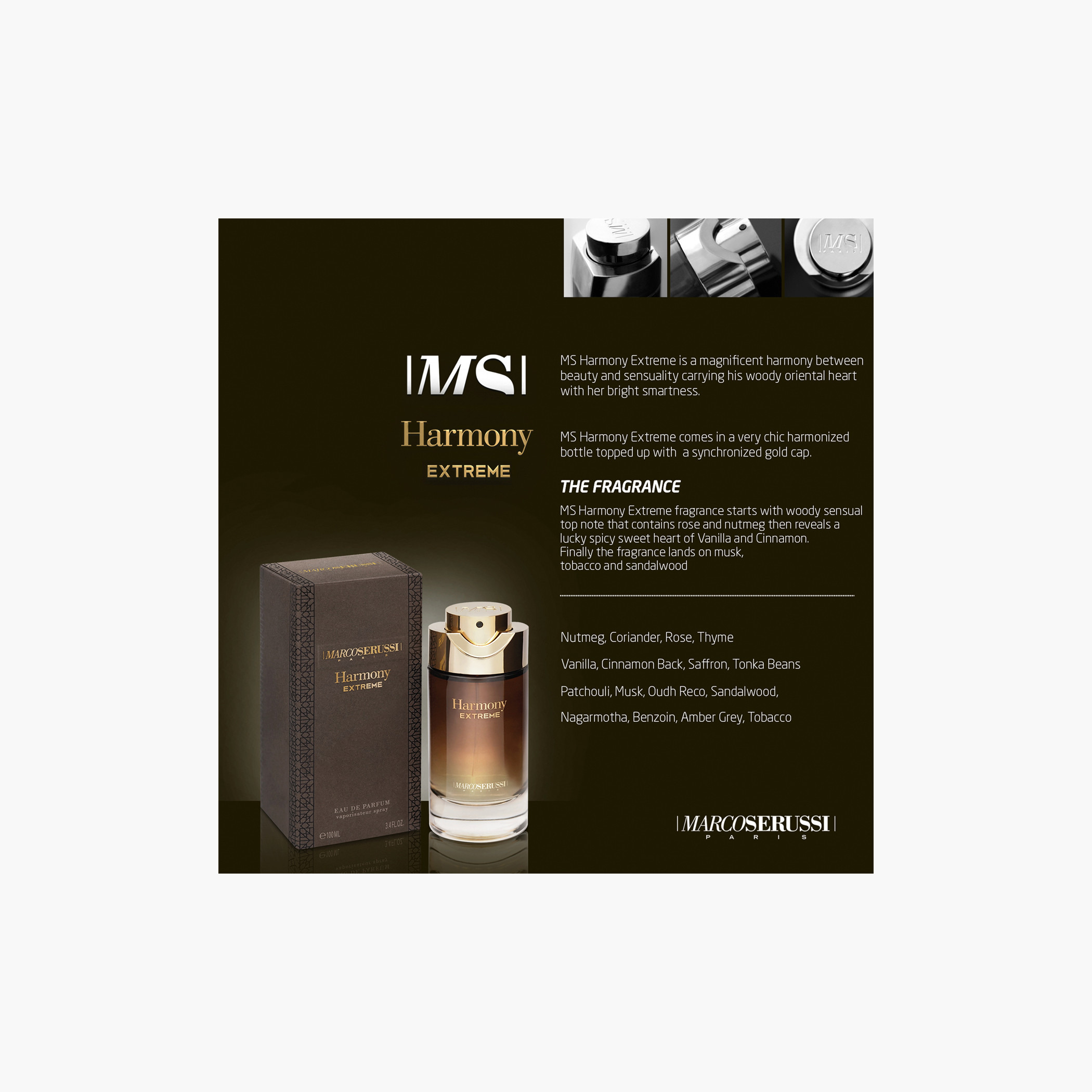 عطر أو دو بيرفيوم هارموني إكستريم من ماركو سيروسي - 100 مل-beautyandpersonalcare-fragrance-unisex-image-2