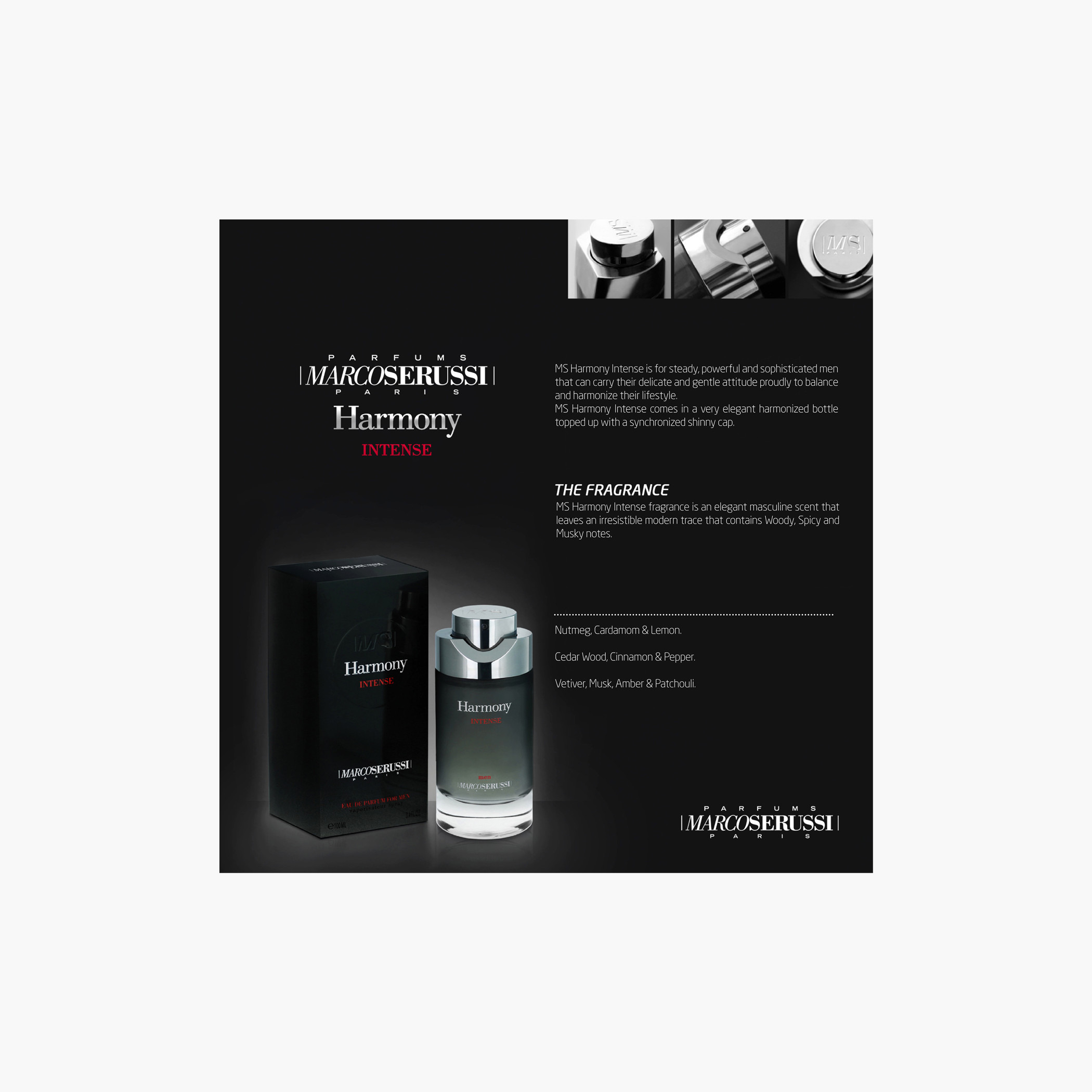 بخاخ عطر أو دي برفيوم هارموني إنتينس للرجال من ماركو سيروسي - 100 مل-beautyandpersonalcare-fragrance-men-image-3