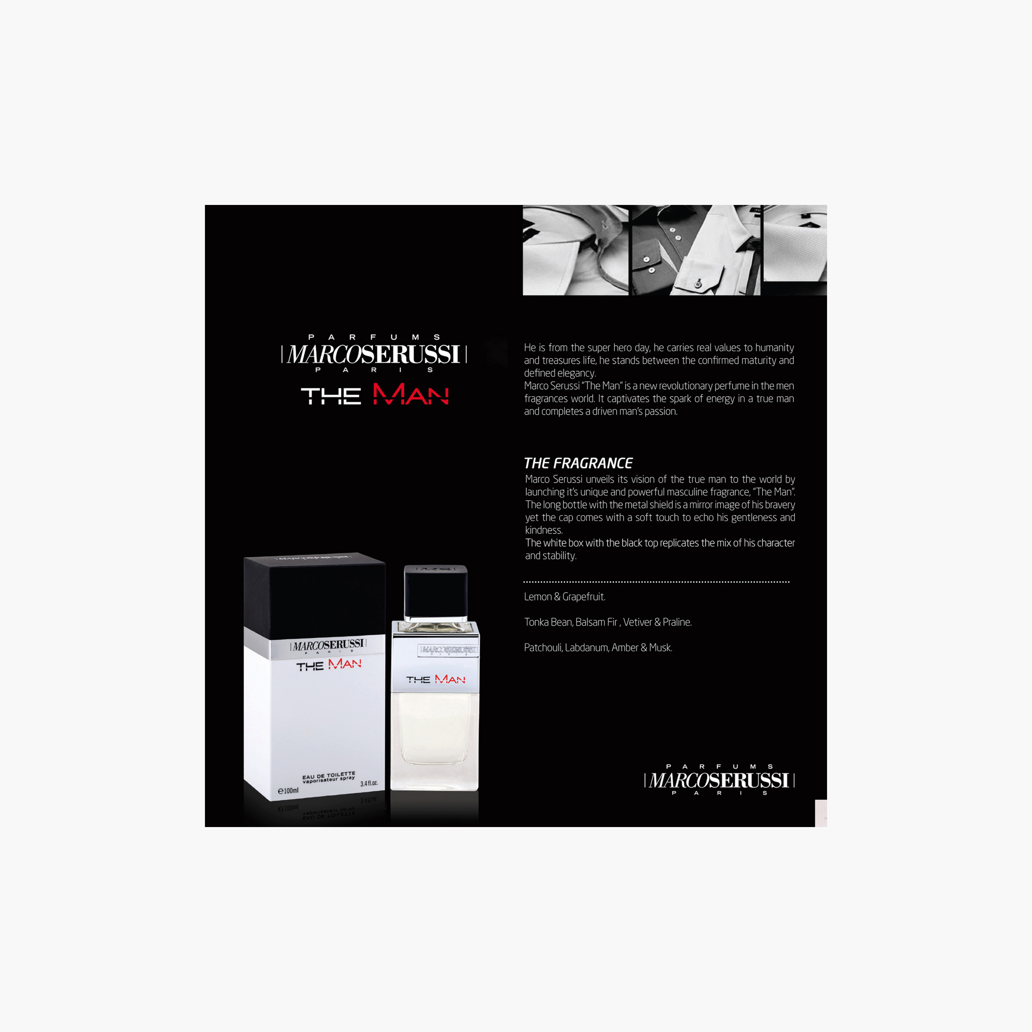 Marco Serussi The Man Eau de Parfum Spray for Men - 100 ml-beautyandpersonalcare-fragrance-men-image-2