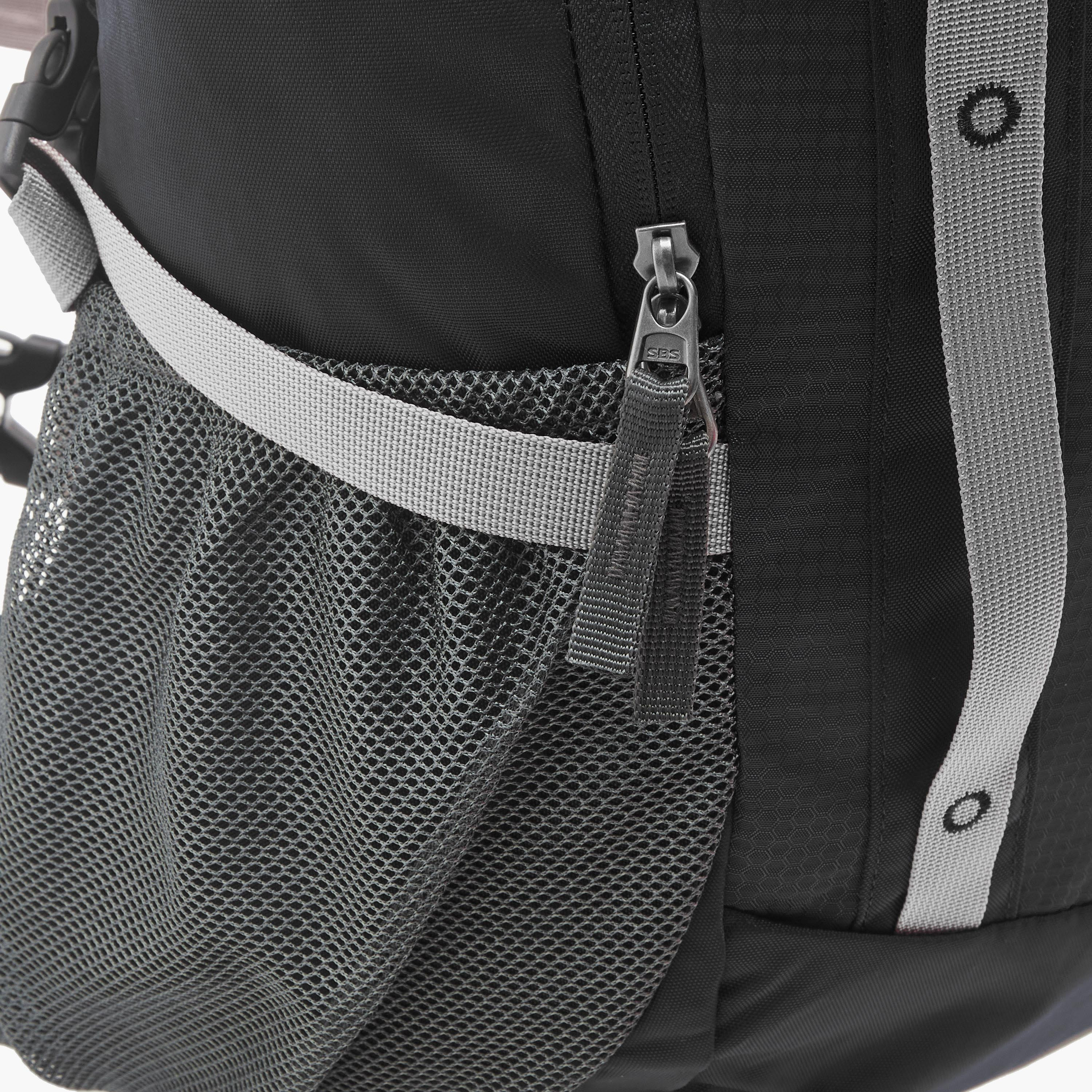 شنطة ظهر بطبعات شعار وسحاب إغلاق وحزام قابل للتعديل من كابا - 34×54×16 سم-men-bags-image-6