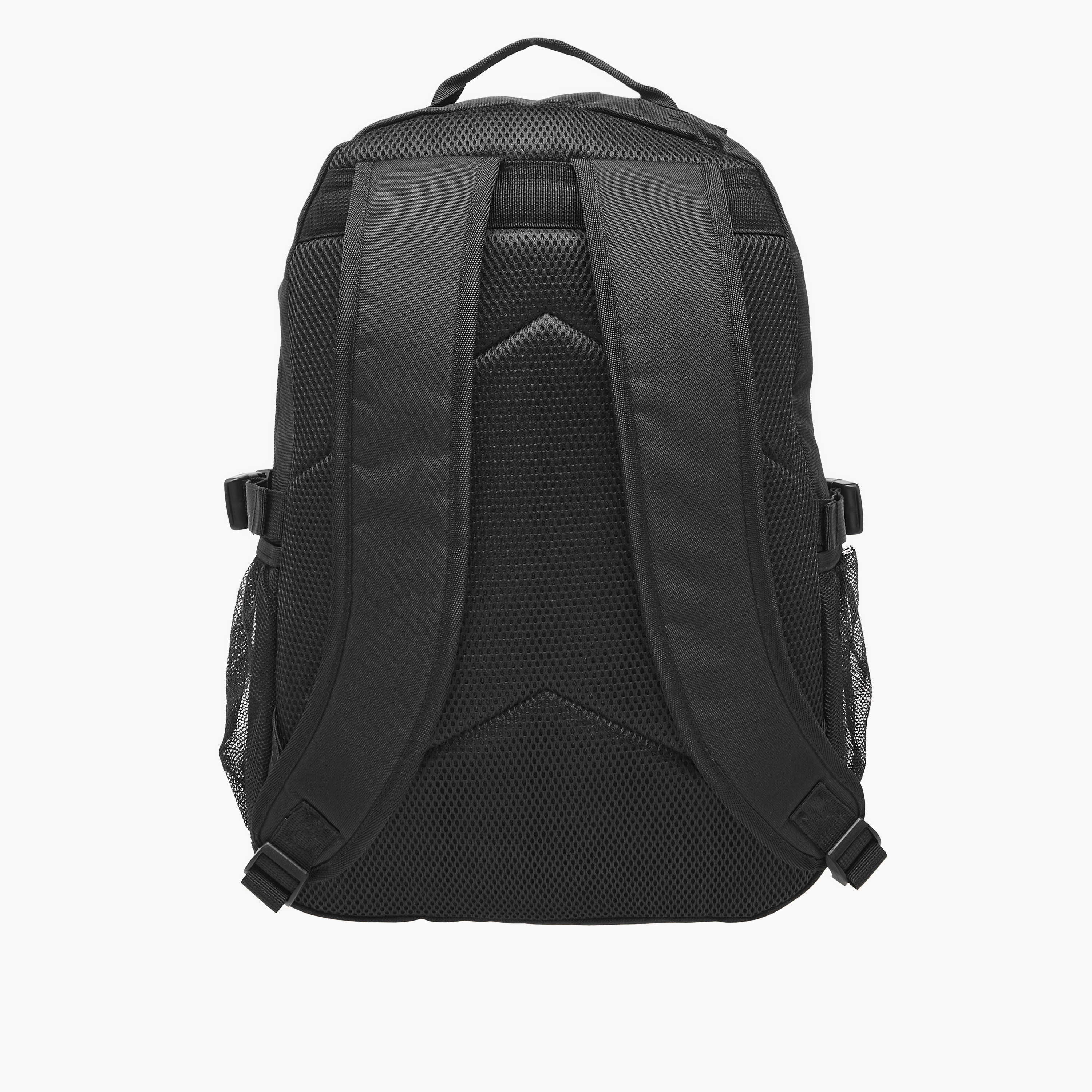 Lee Cooper Logo Applique Backpack with Adjustable Straps and Zip Closure - 14x31x46 cm-travel-luggagesandbags-backpacks-image-3