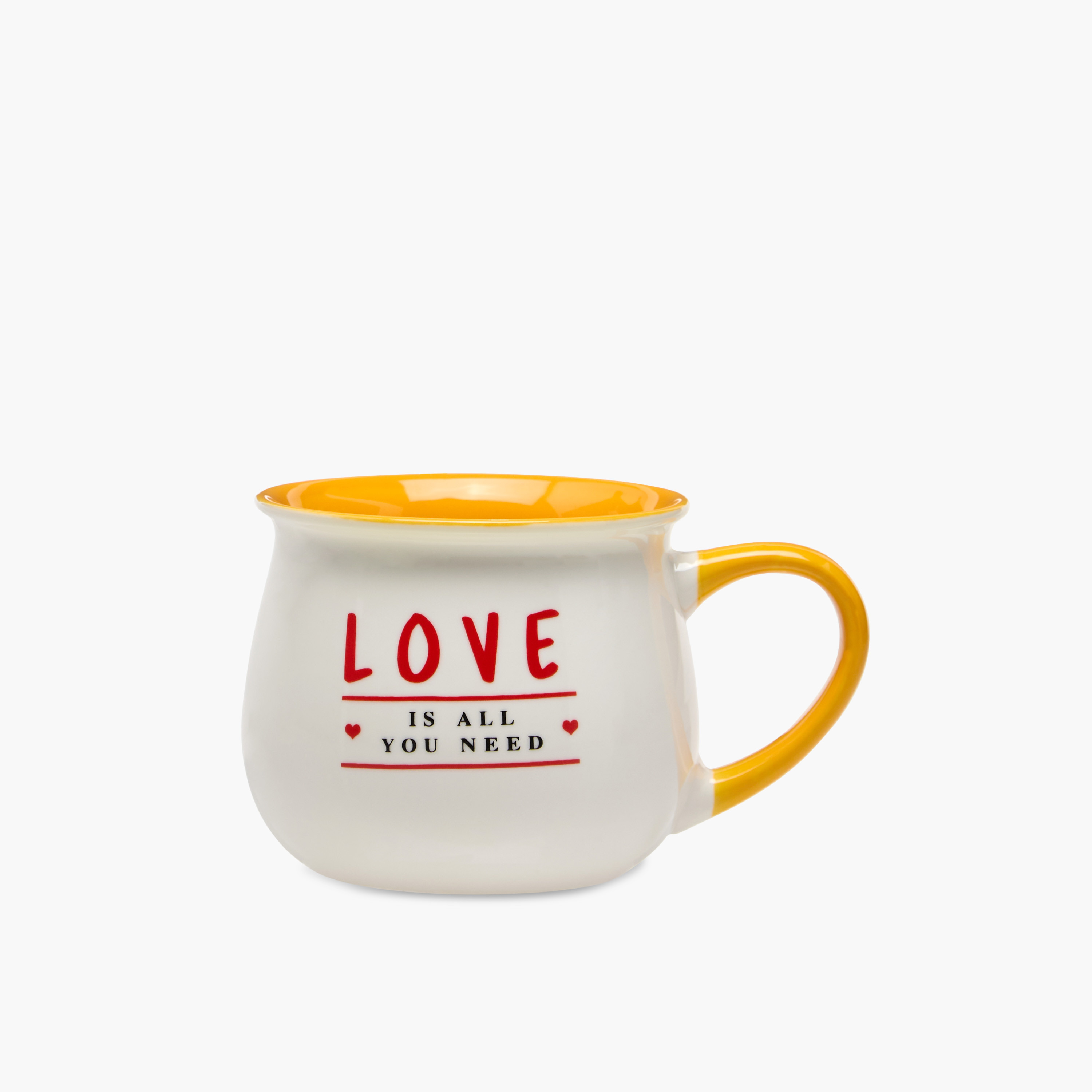 Typographic Detail Ceramic Mug - 400 ml-household-dining-teaandcoffee-mugsandcups-image-1