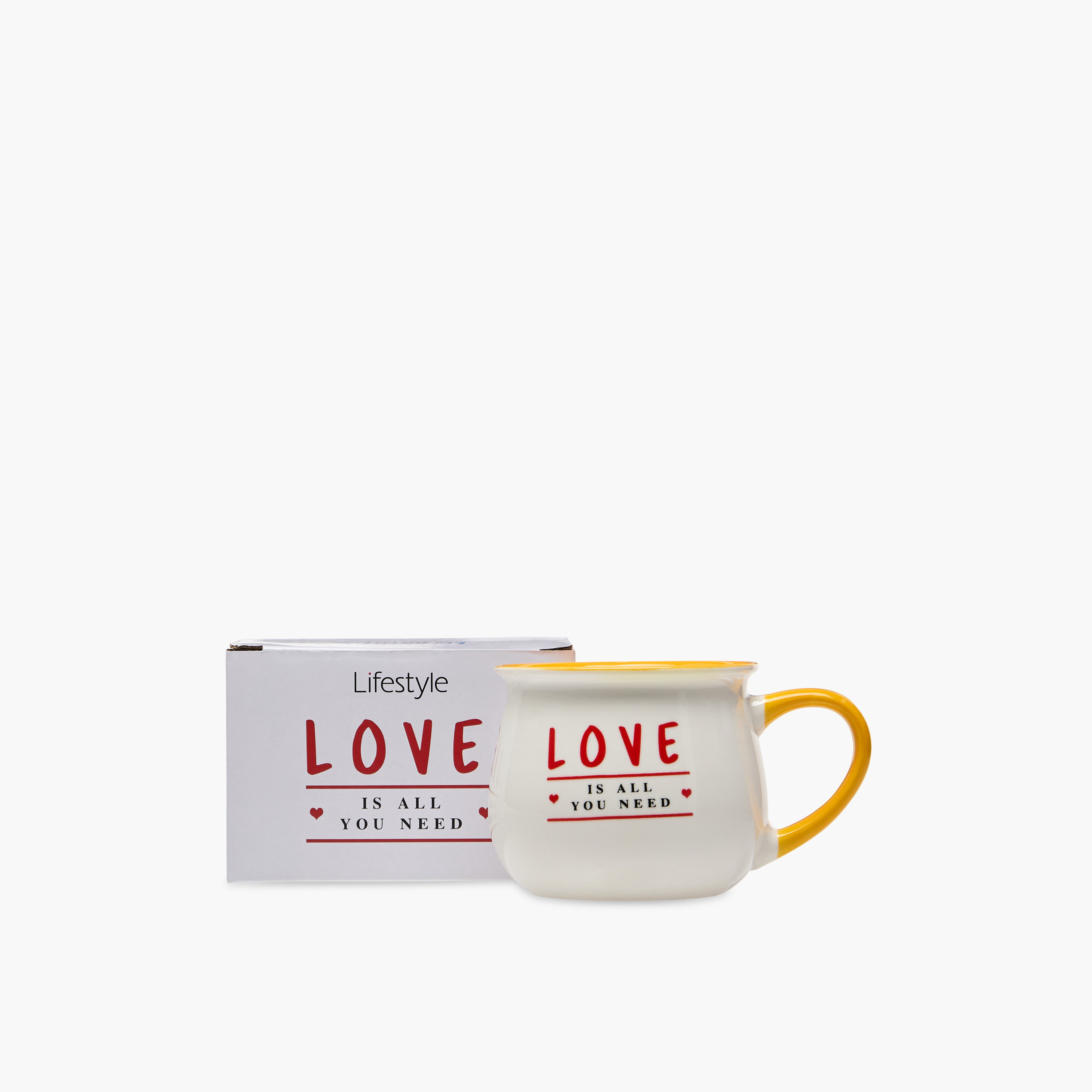 Typographic Detail Ceramic Mug - 400 ml-household-dining-teaandcoffee-mugsandcups-image-5