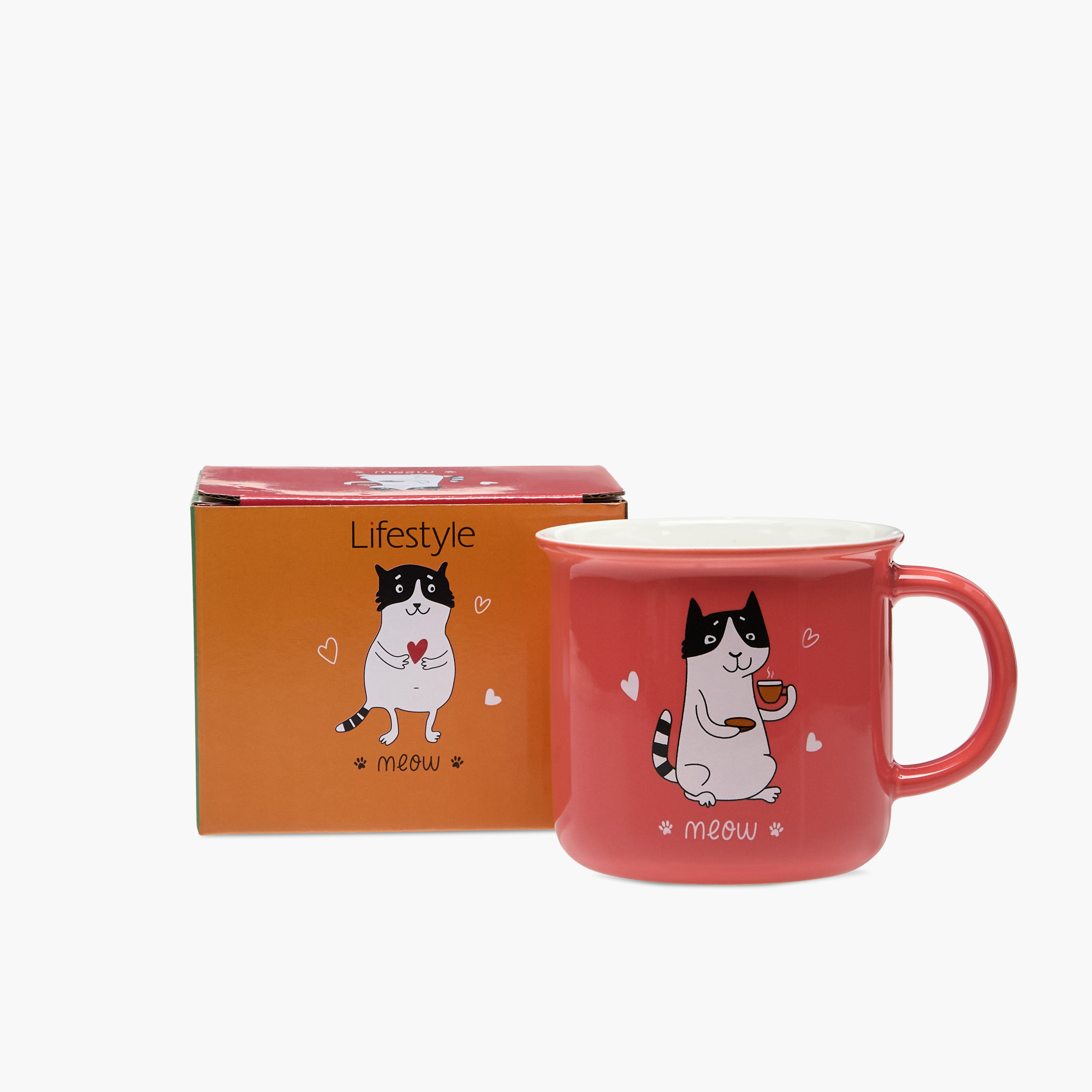 Cat Print Ceramic Mug - 400 ml-household-dining-teaandcoffee-mugsandcups-image-5