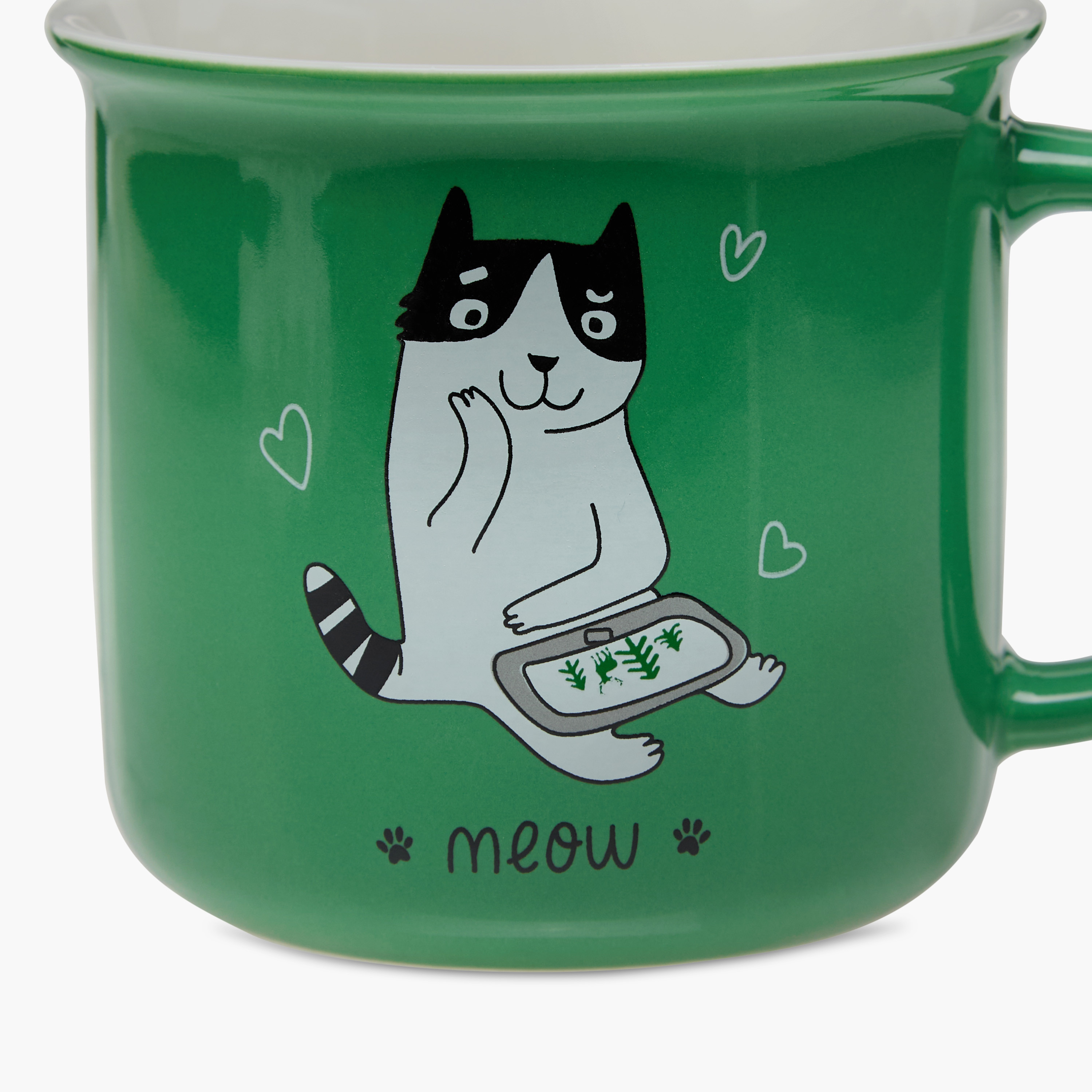 Cat Print Ceramic Mug - 400 ml-household-dining-teaandcoffee-mugsandcups-image-3