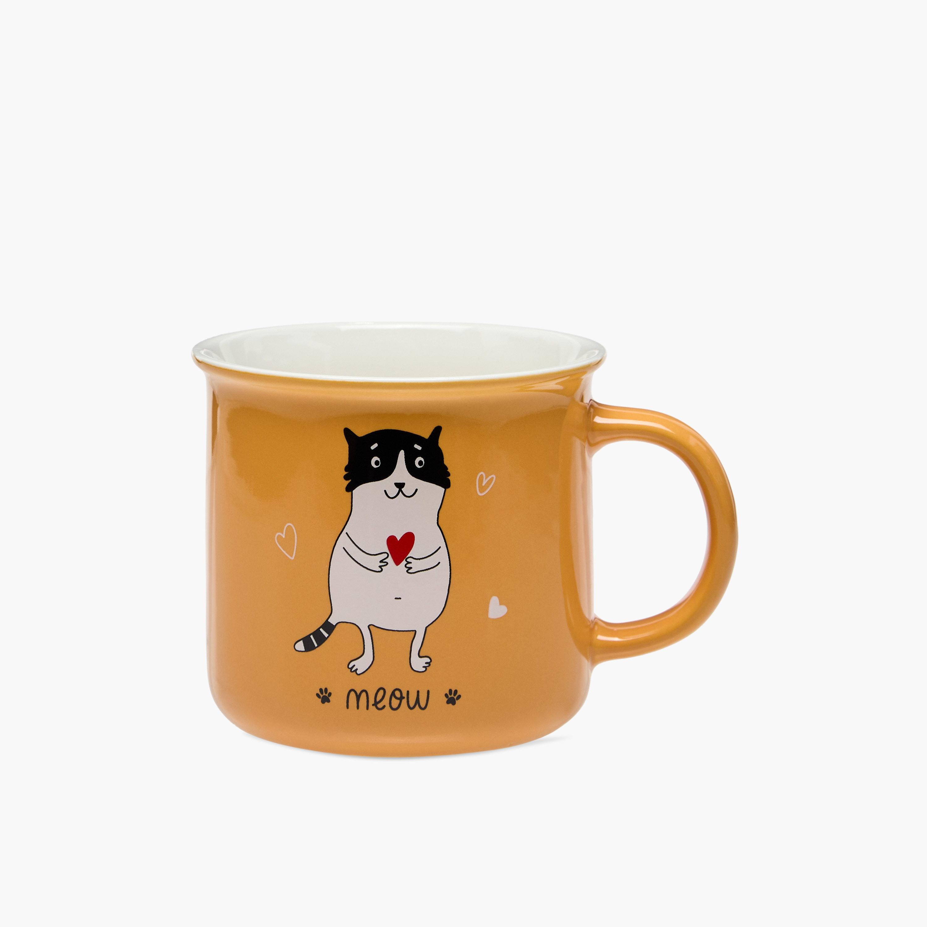 Cat Print Ceramic Mug - 400 ml-household-dining-teaandcoffee-mugsandcups-image-1