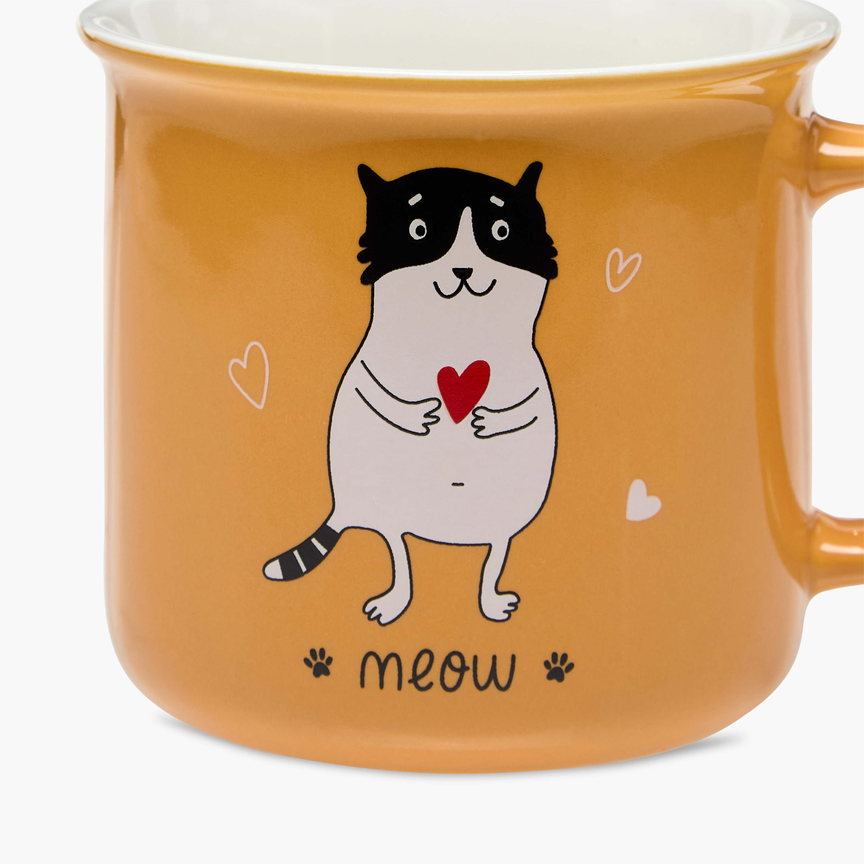 Cat Print Ceramic Mug - 400 ml-household-dining-teaandcoffee-mugsandcups-image-3