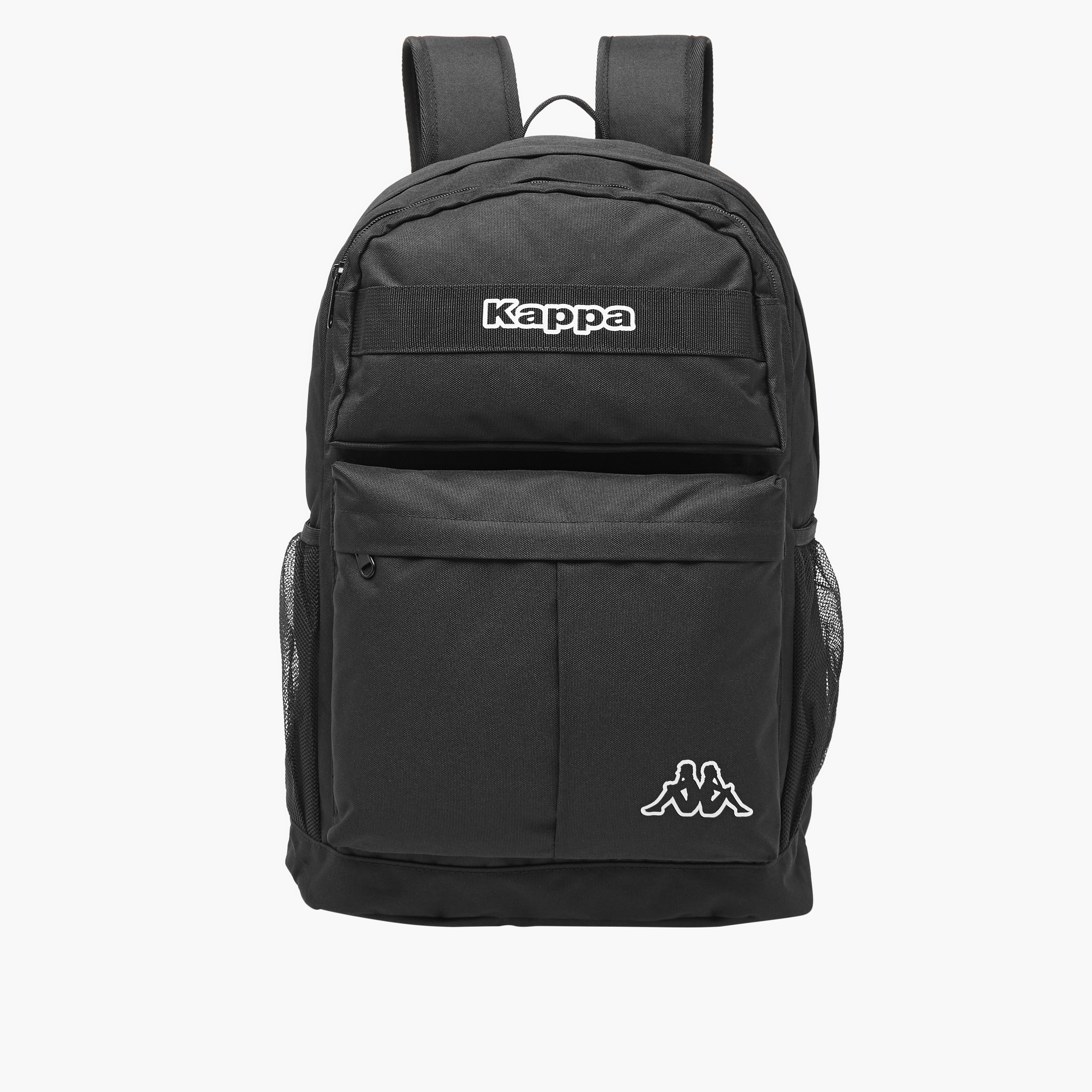 Kappa Solid Backpack with Adjustable Straps and Zip Closure-women-bagsandwallets-backpacks-image-1