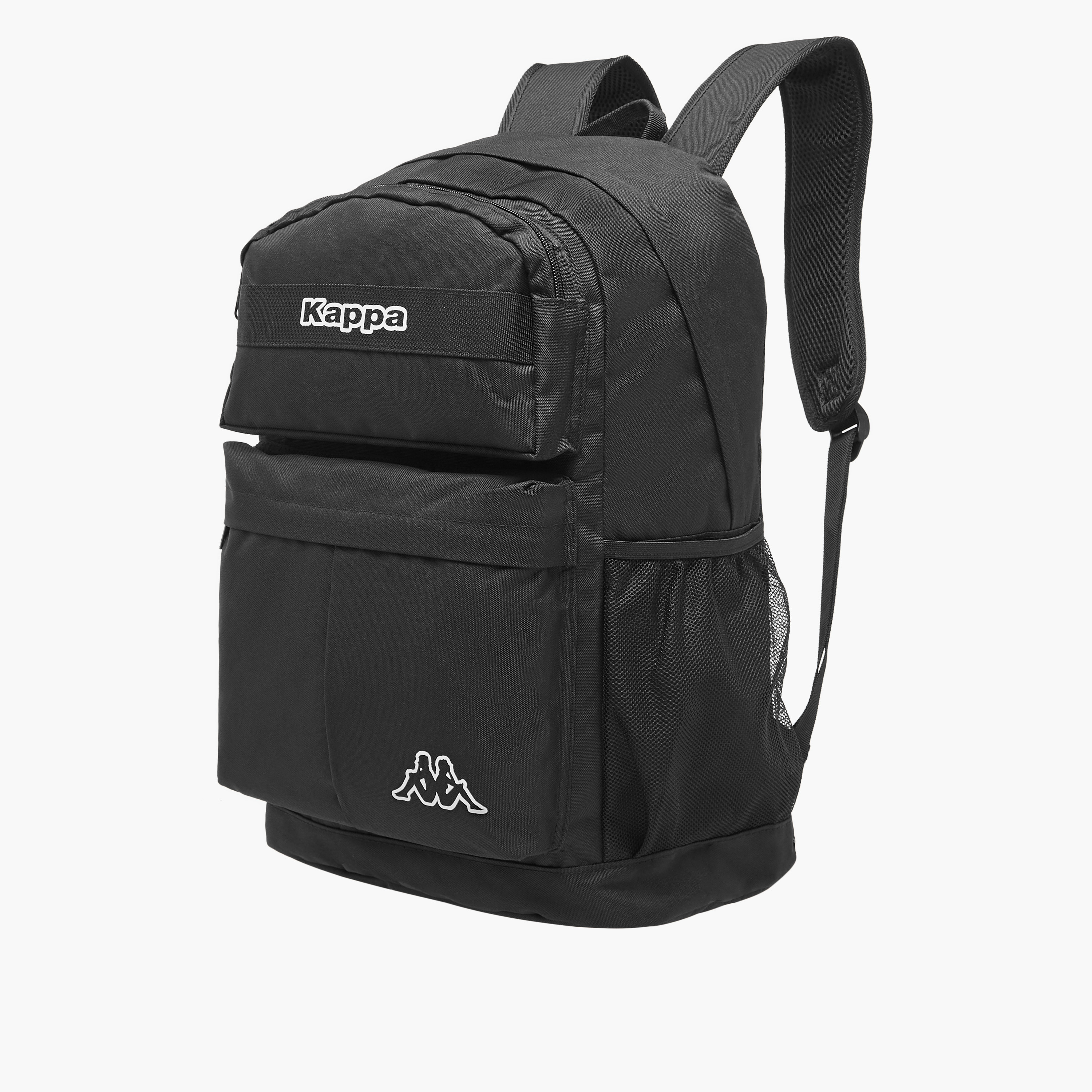 Kappa Solid Backpack with Adjustable Straps and Zip Closure-women-bagsandwallets-backpacks-image-2