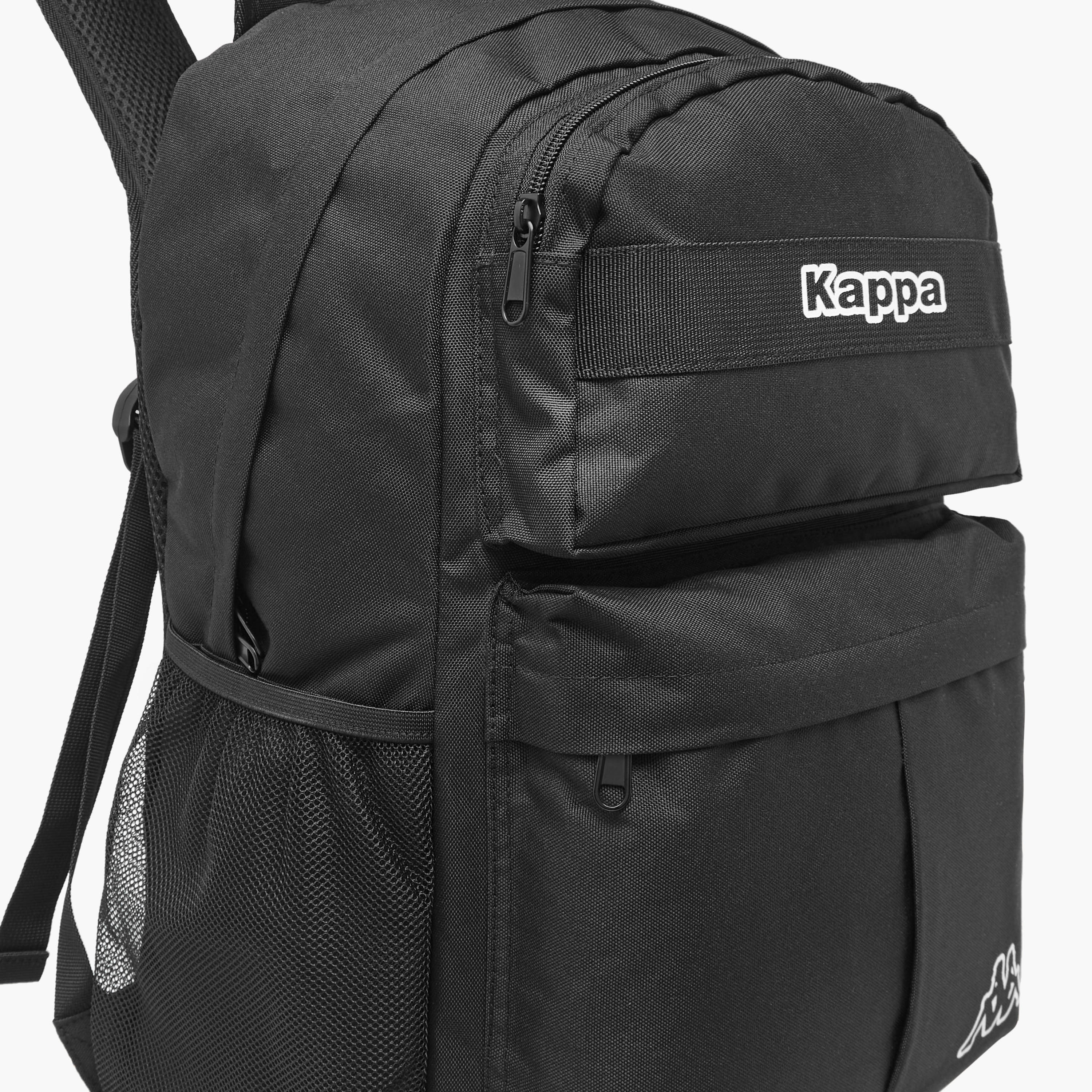 Kappa Solid Backpack with Adjustable Straps and Zip Closure-women-bagsandwallets-backpacks-image-4